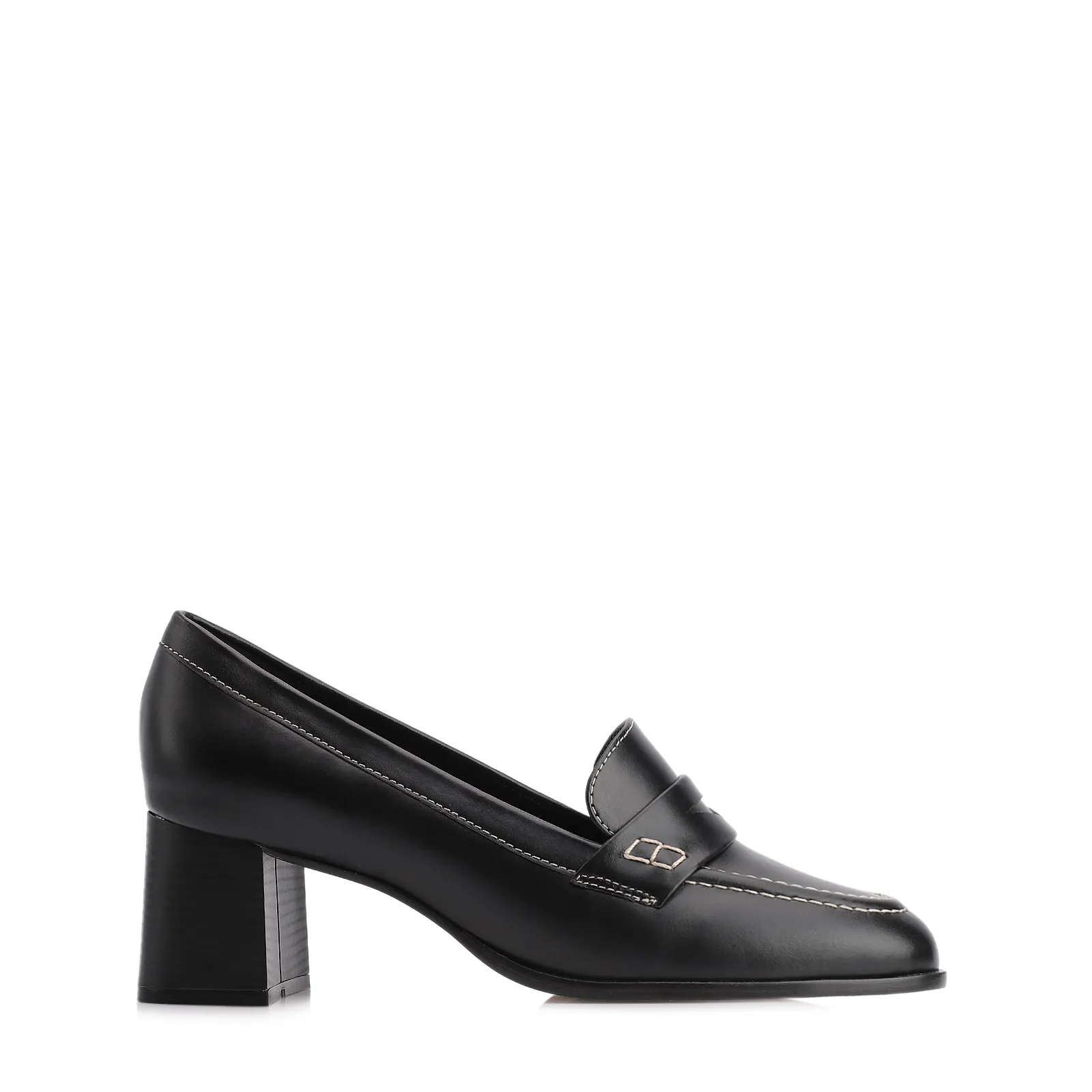 Mocassim Couro Preto