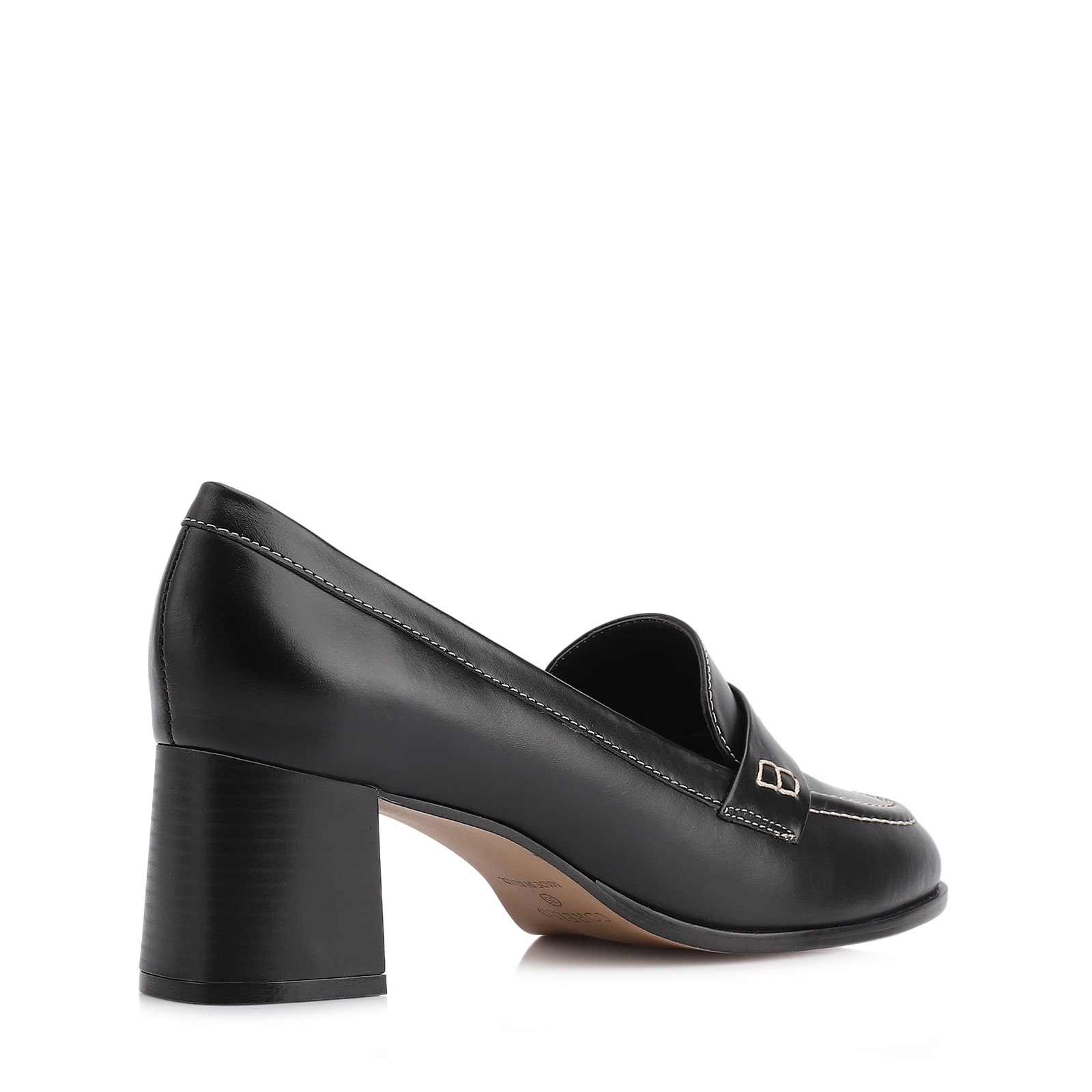 Mocassim Couro Preto