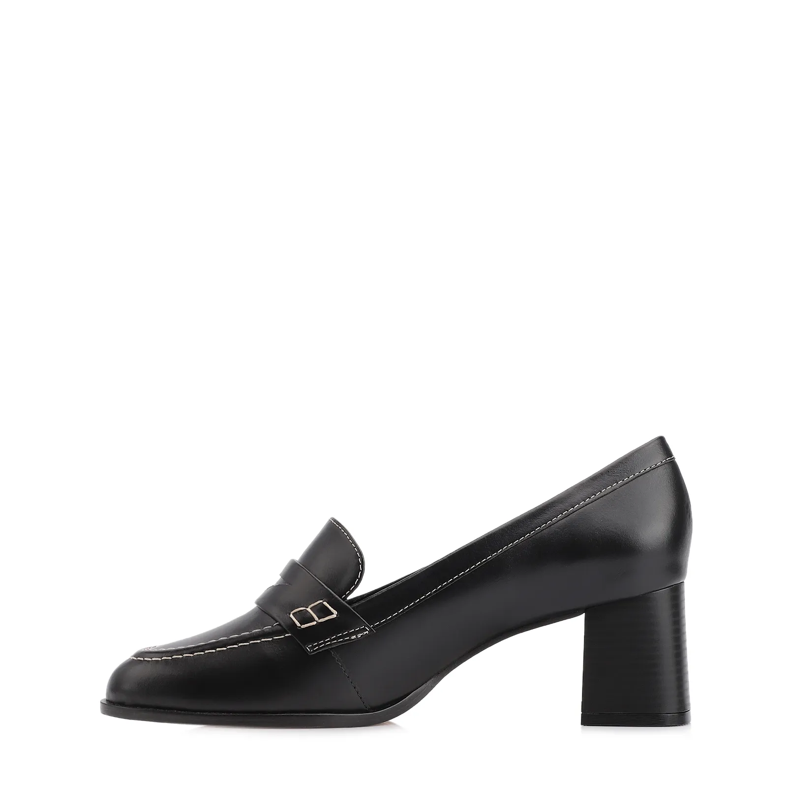 Mocassim Couro Preto