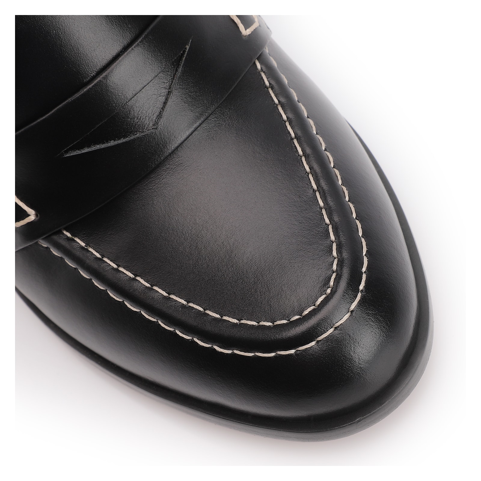 Mocassim Couro Preto