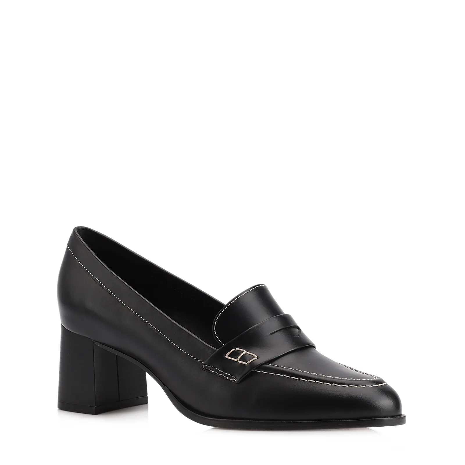 Mocassim Couro Preto
