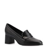 Mocassim Couro Preto
