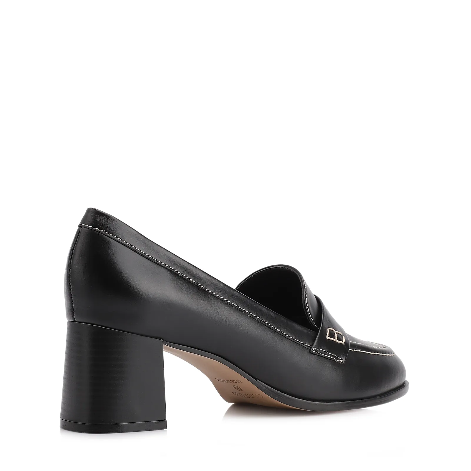 Mocassim Couro Preto