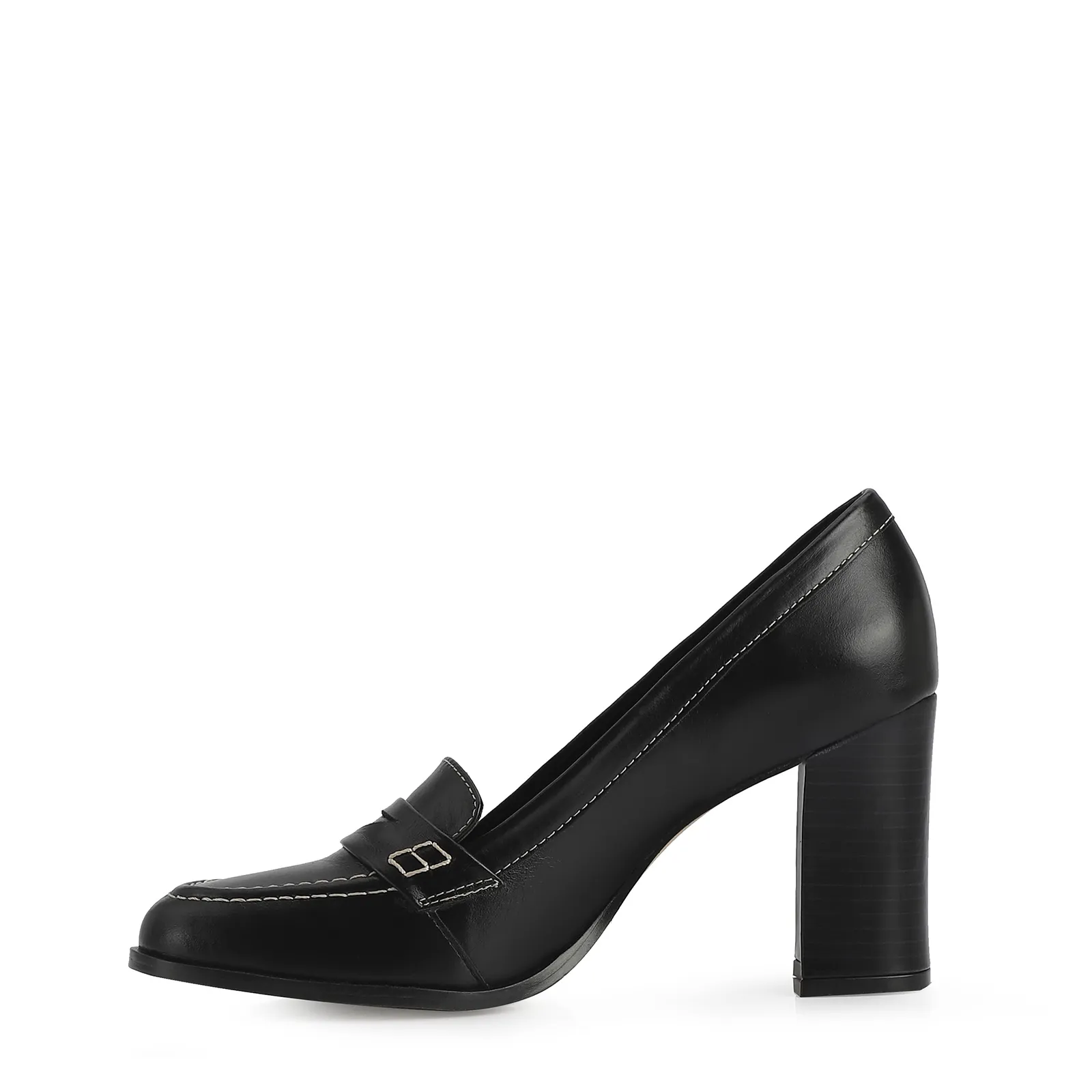 Mocassim Couro Preto