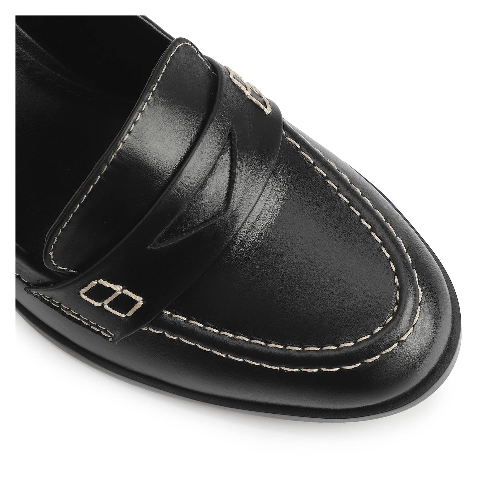 Mocassim Couro Preto