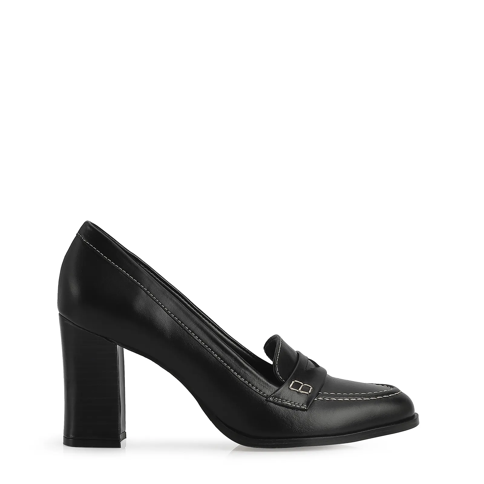 Mocassim Couro Preto