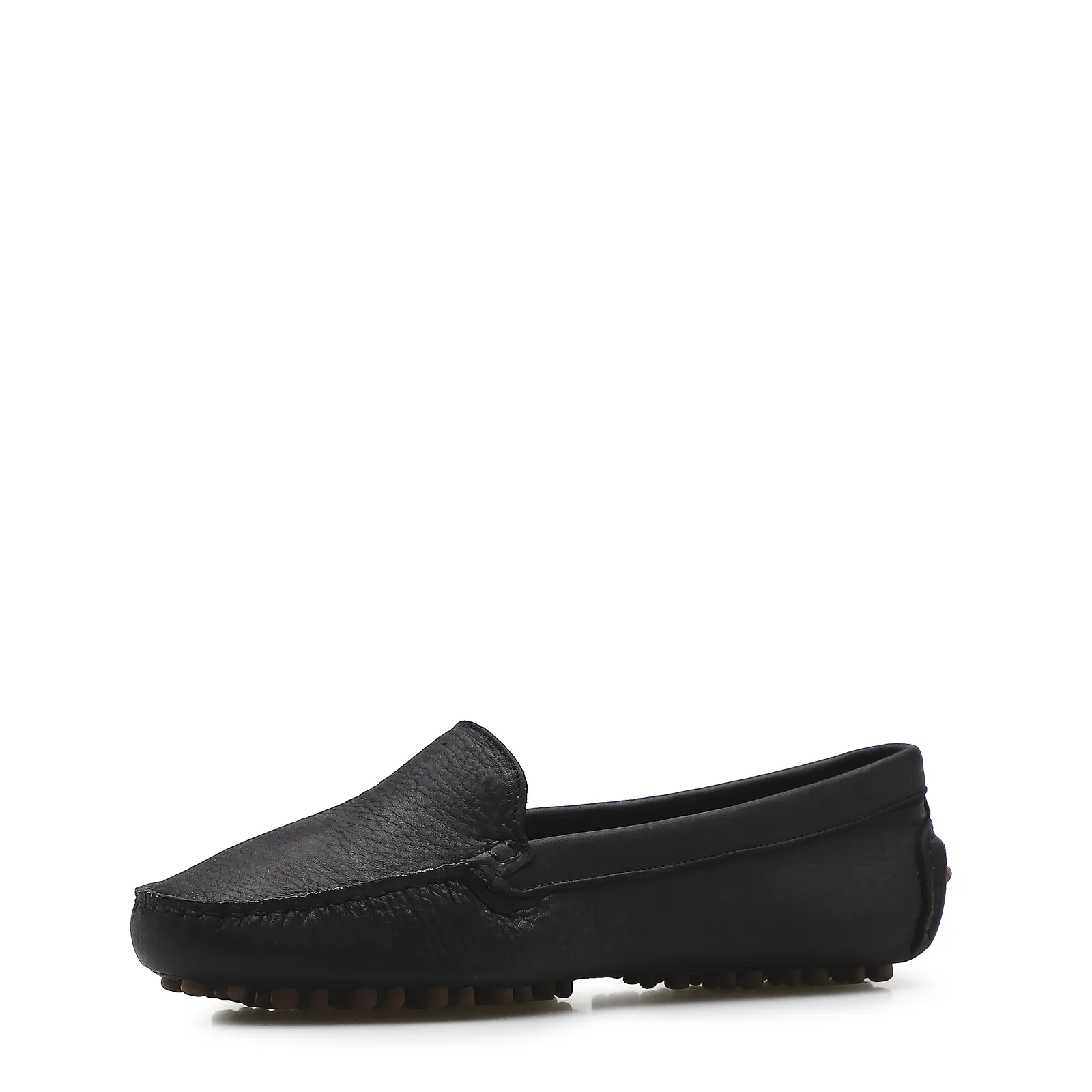 Mocassim Couro Preto