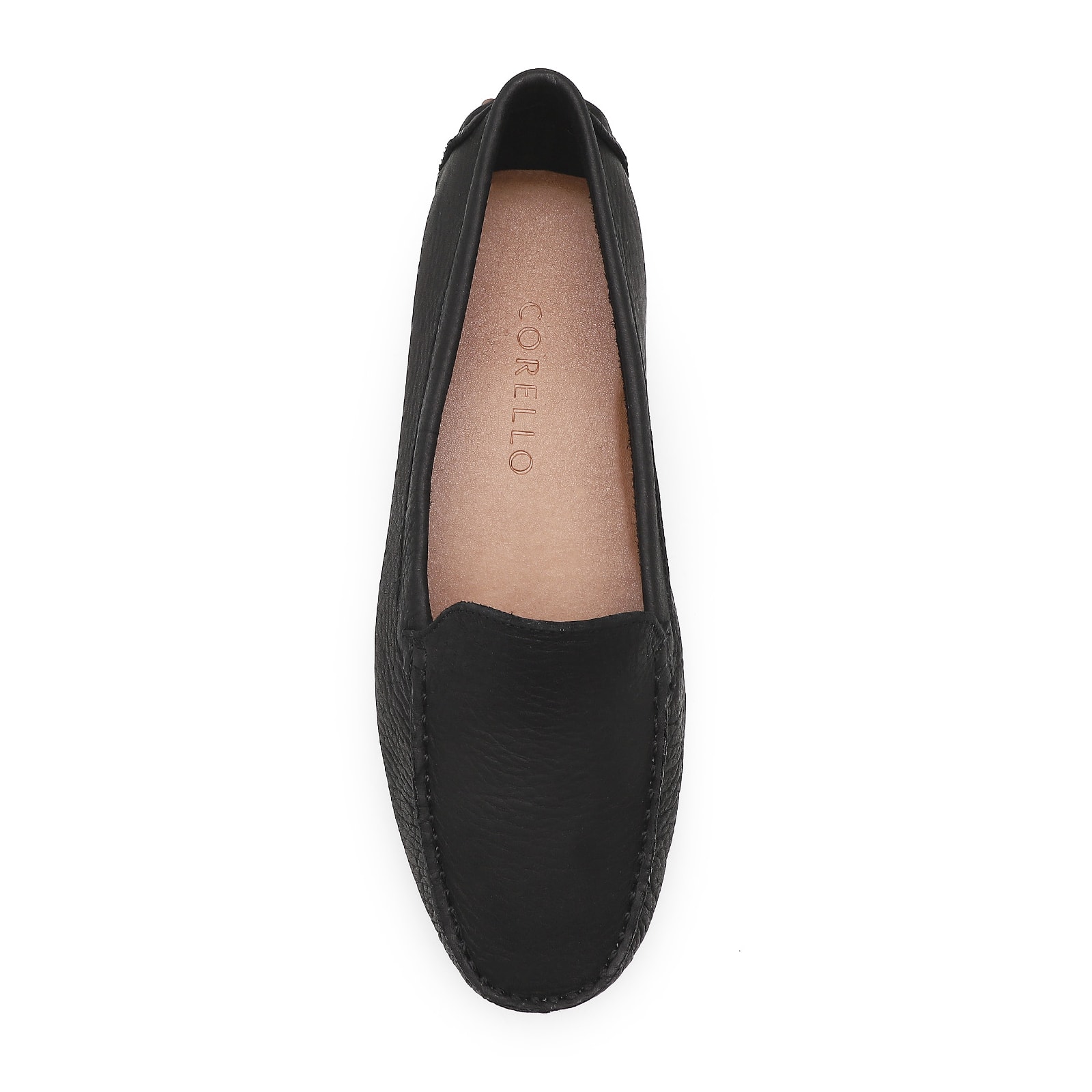 Mocassim Couro Preto