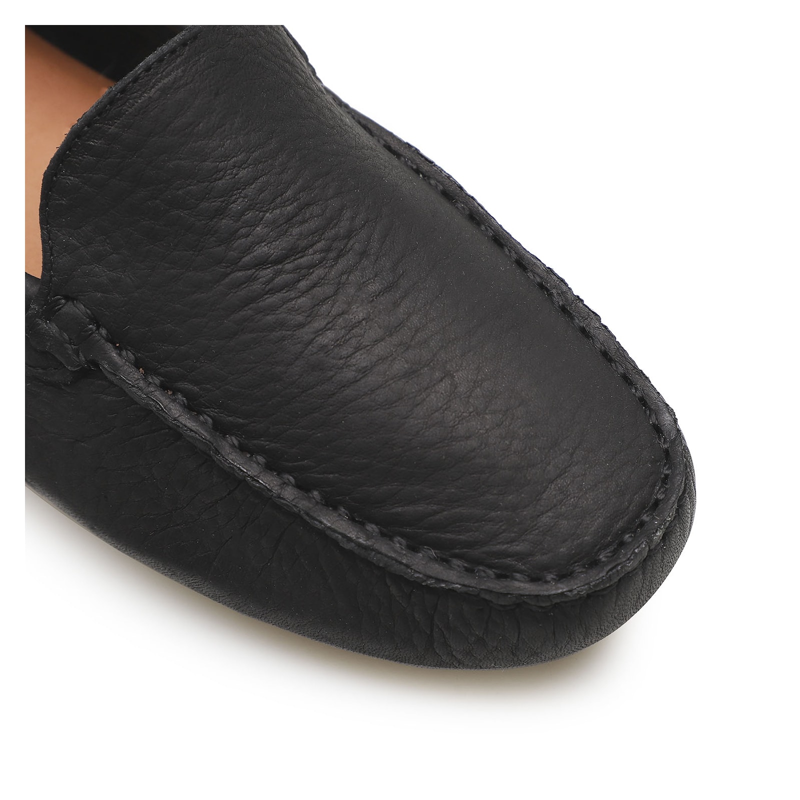 Mocassim Couro Preto