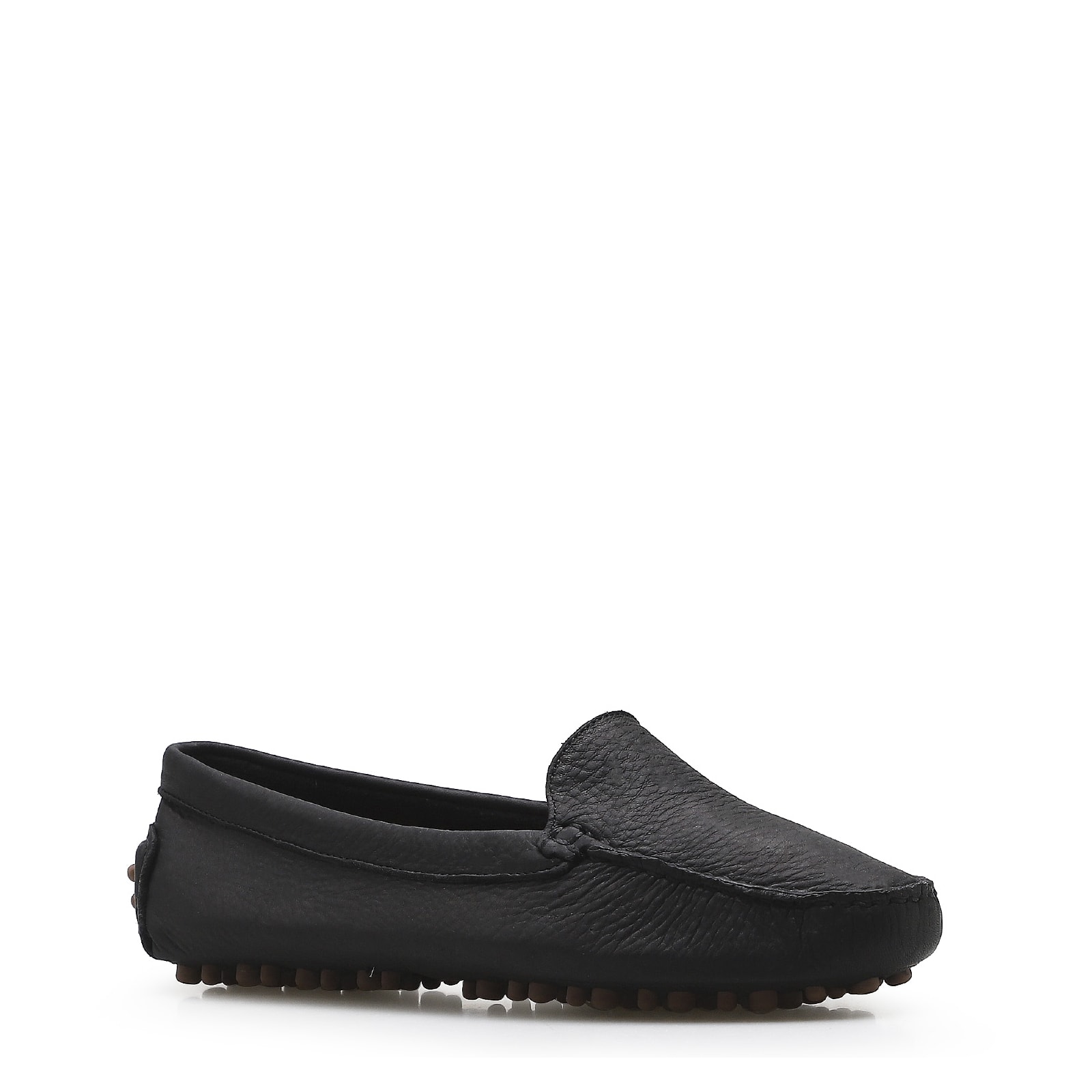 Mocassim Couro Preto