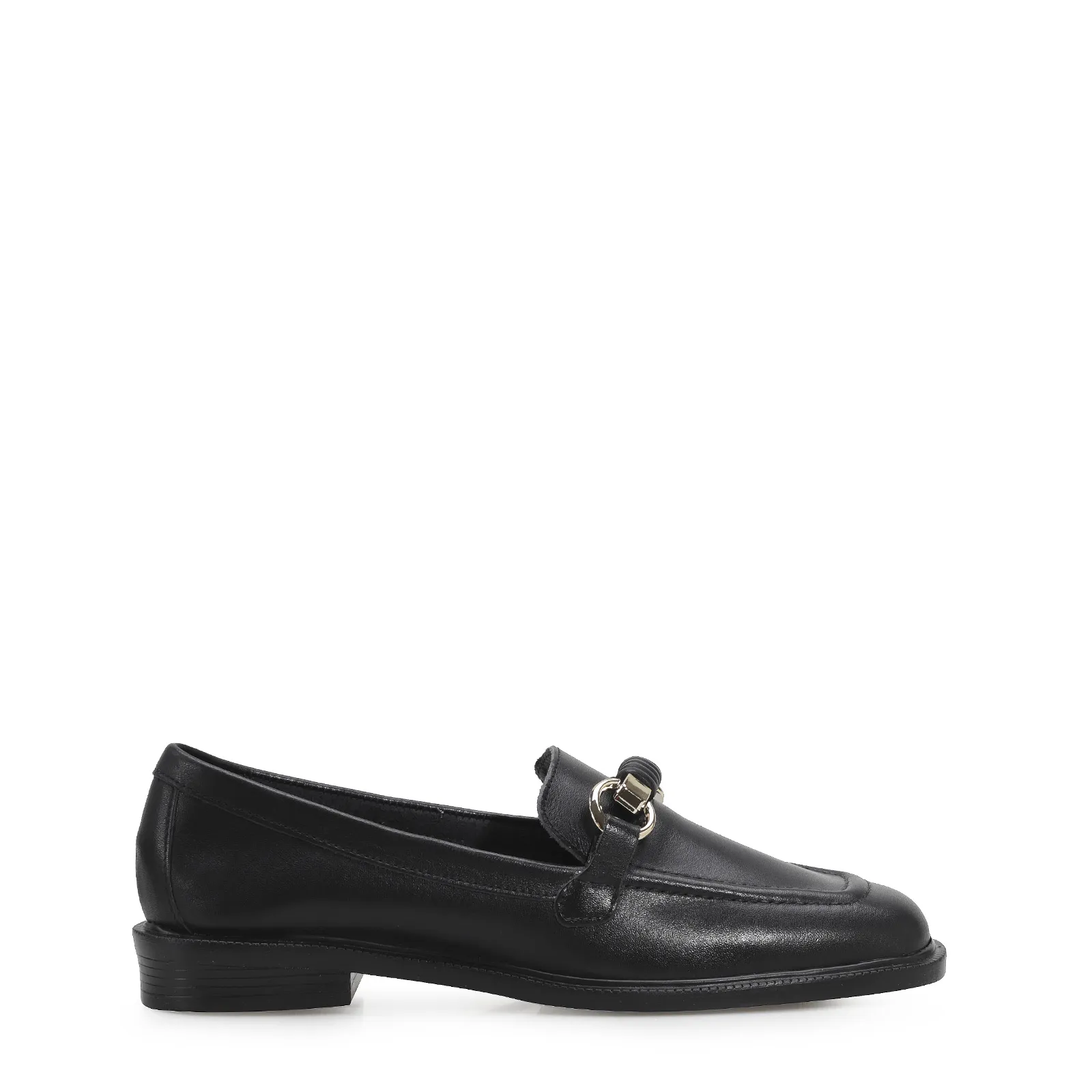 Mocassim Couro Preto
