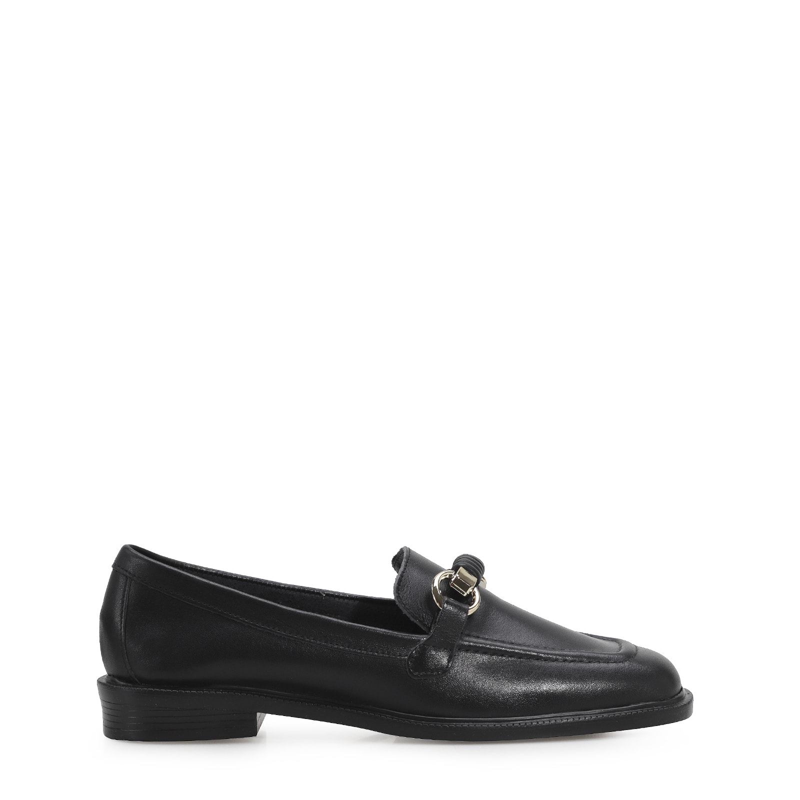 Mocassim Couro Preto