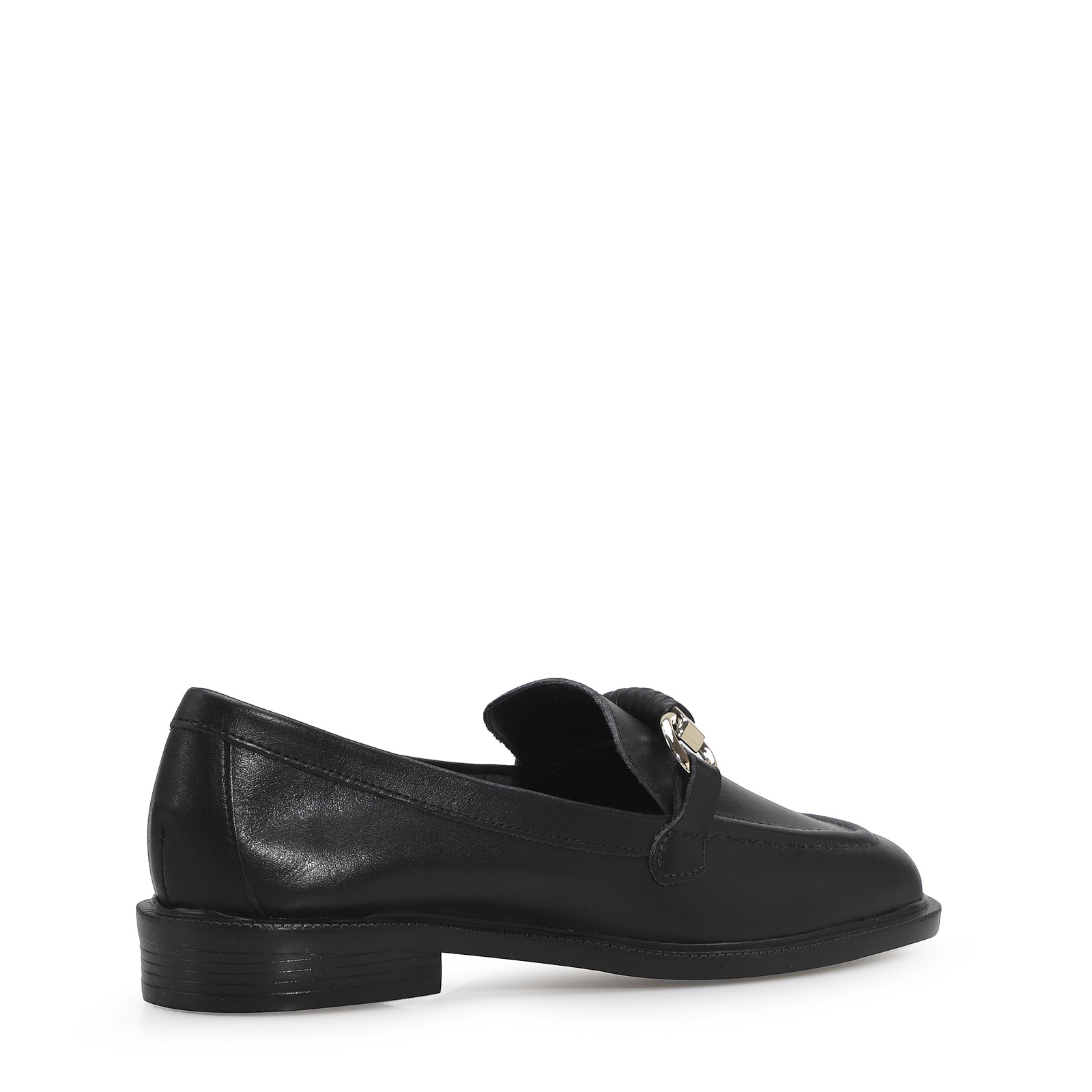 Mocassim Couro Preto