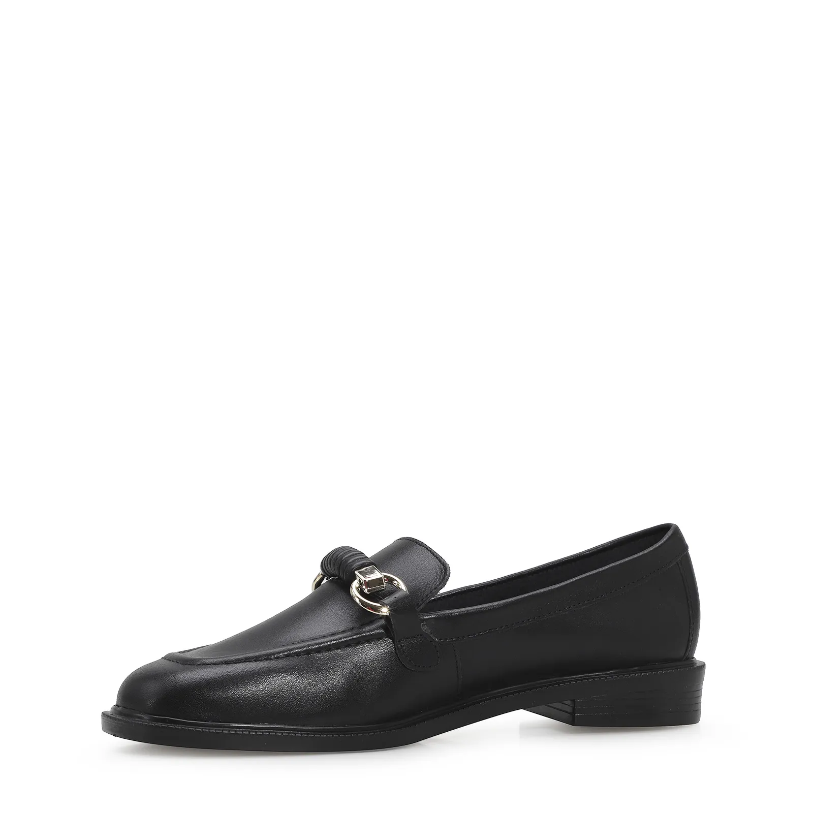Mocassim Couro Preto