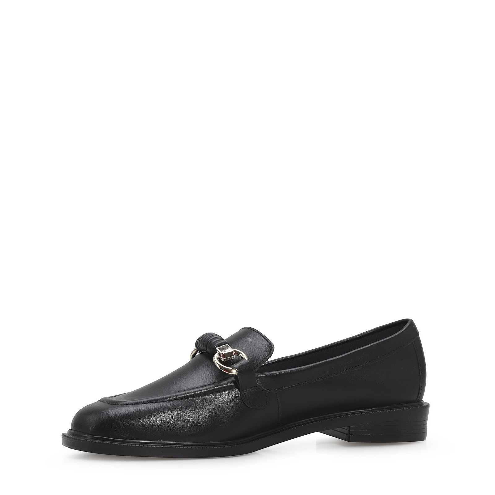 Mocassim Couro Preto