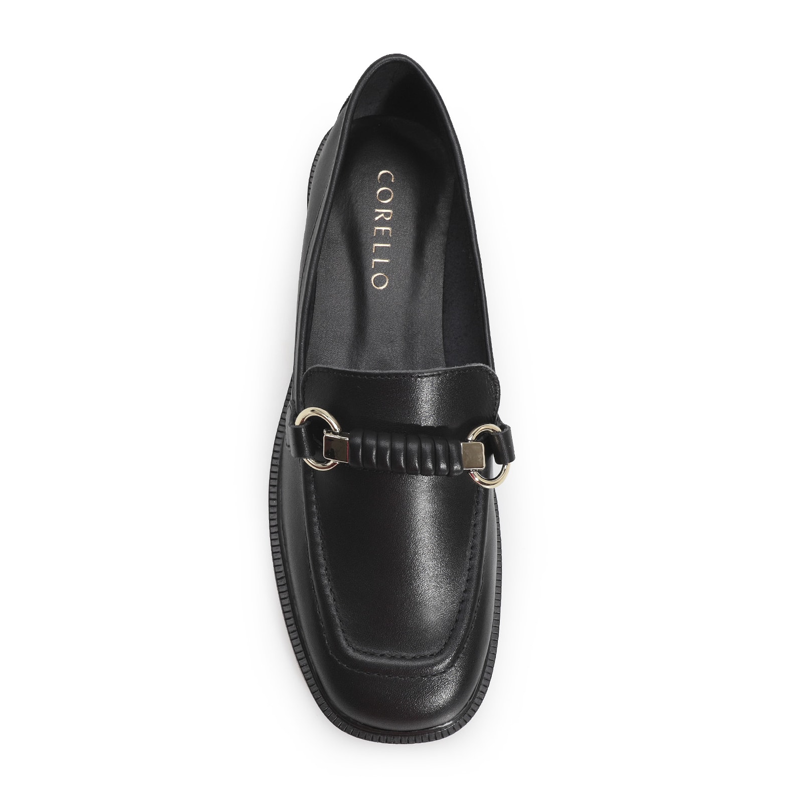 Mocassim Couro Preto