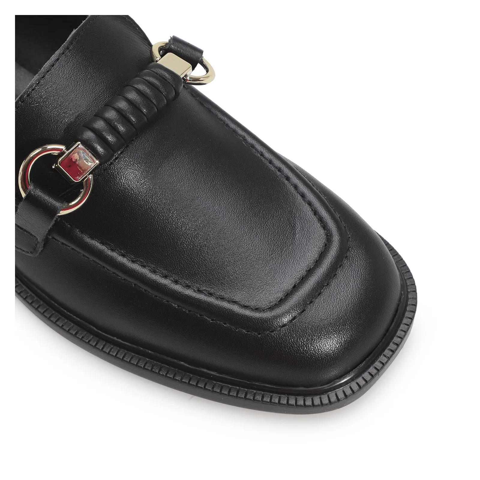 Mocassim Couro Preto