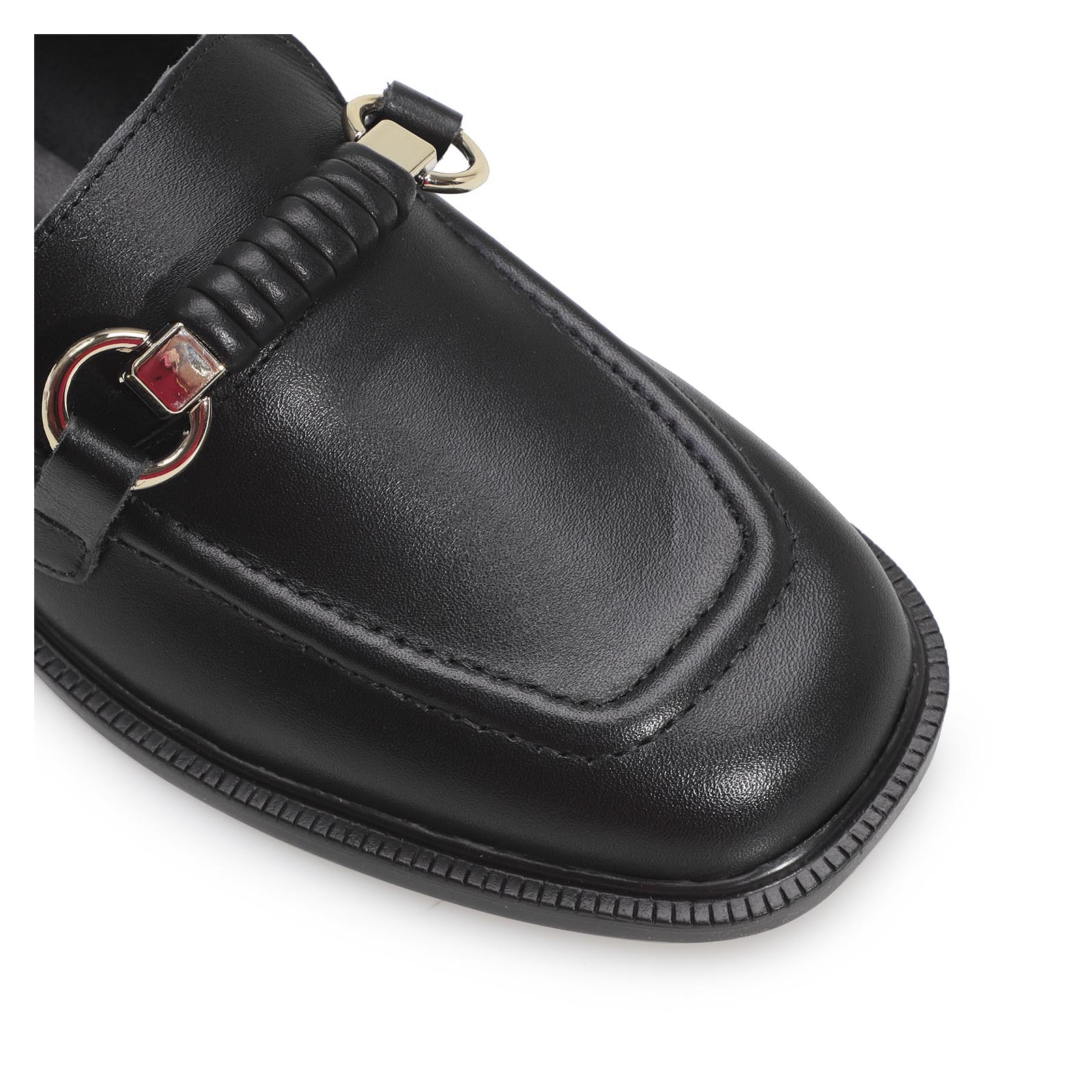 Mocassim Couro Preto
