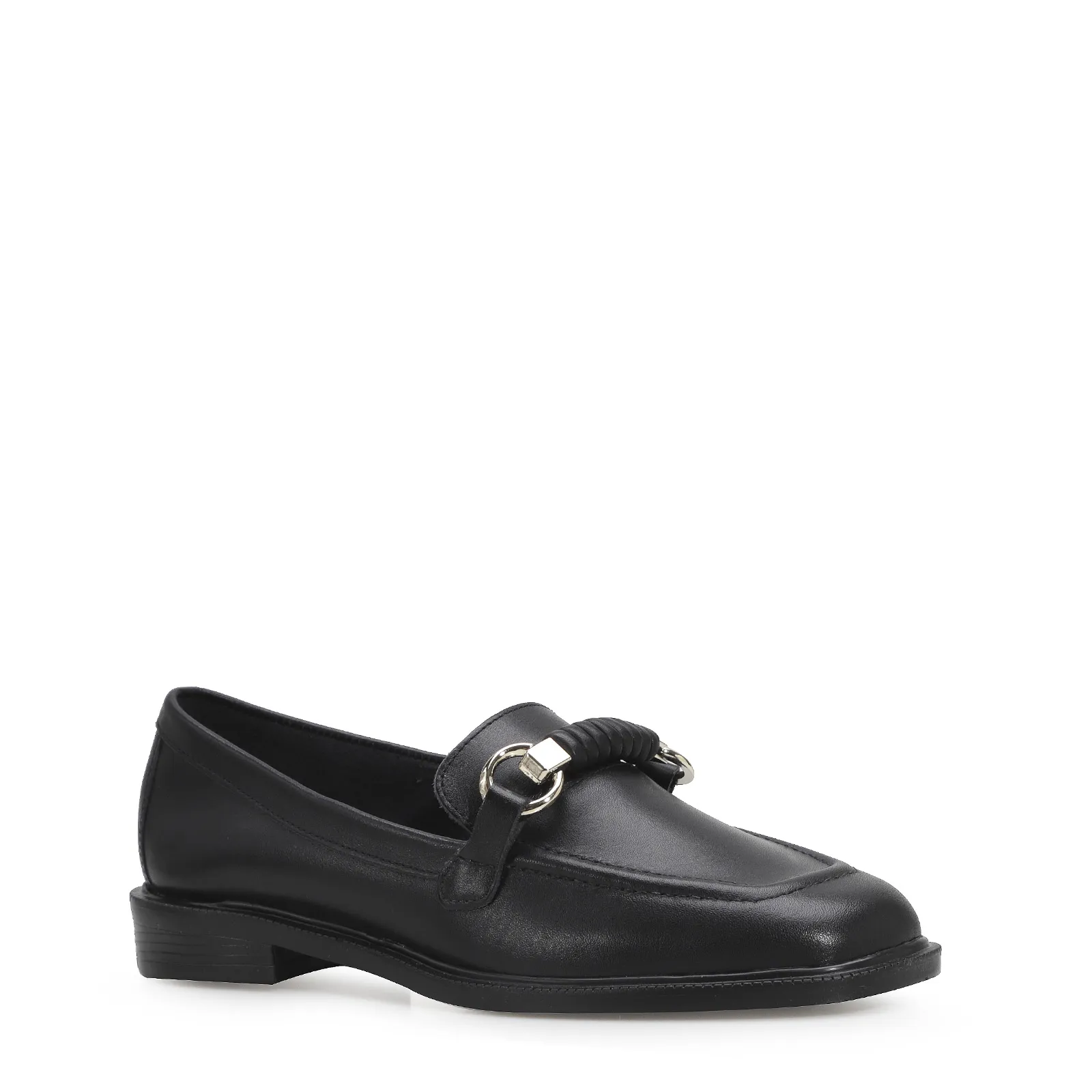 Mocassim Couro Preto