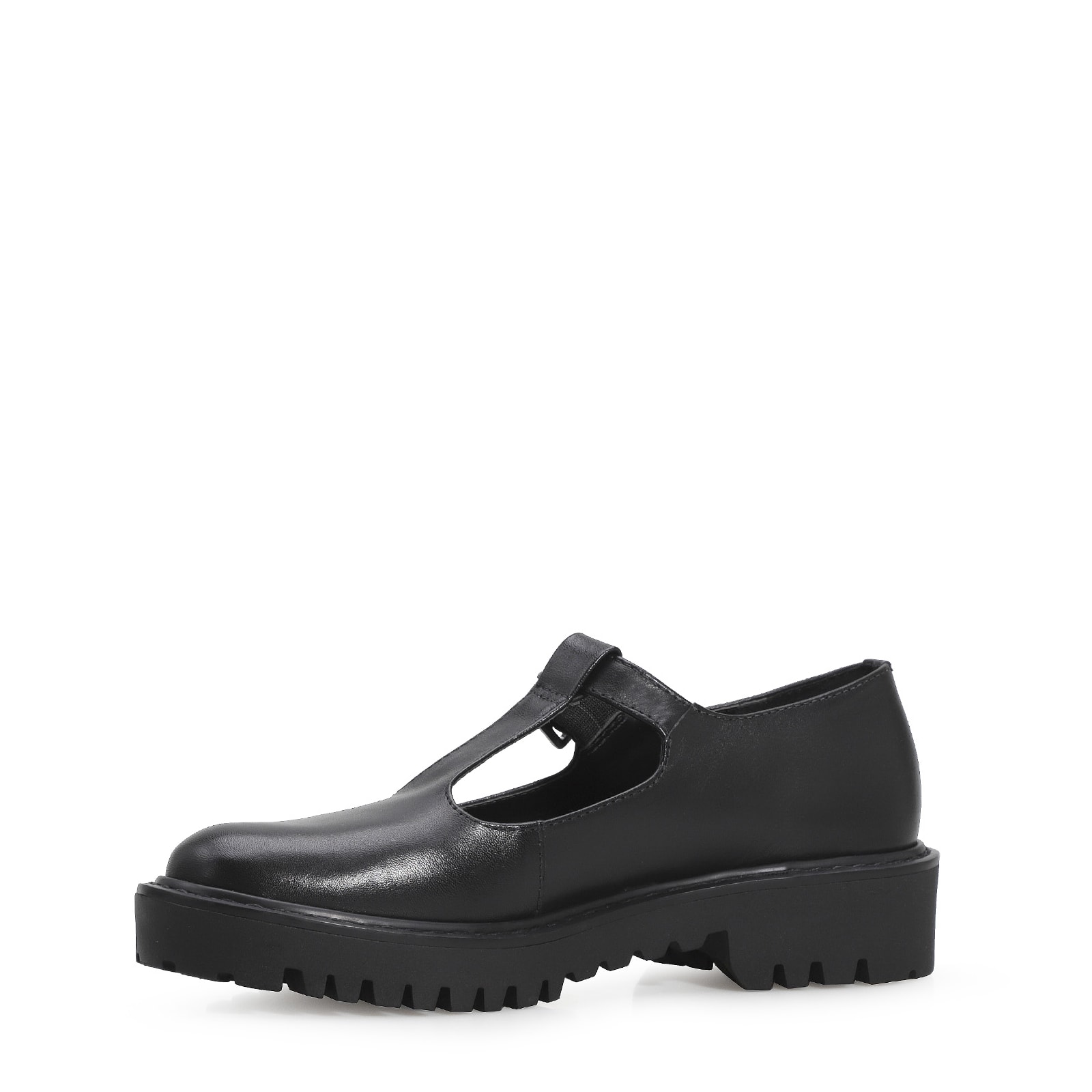 Mocassim Couro Preto