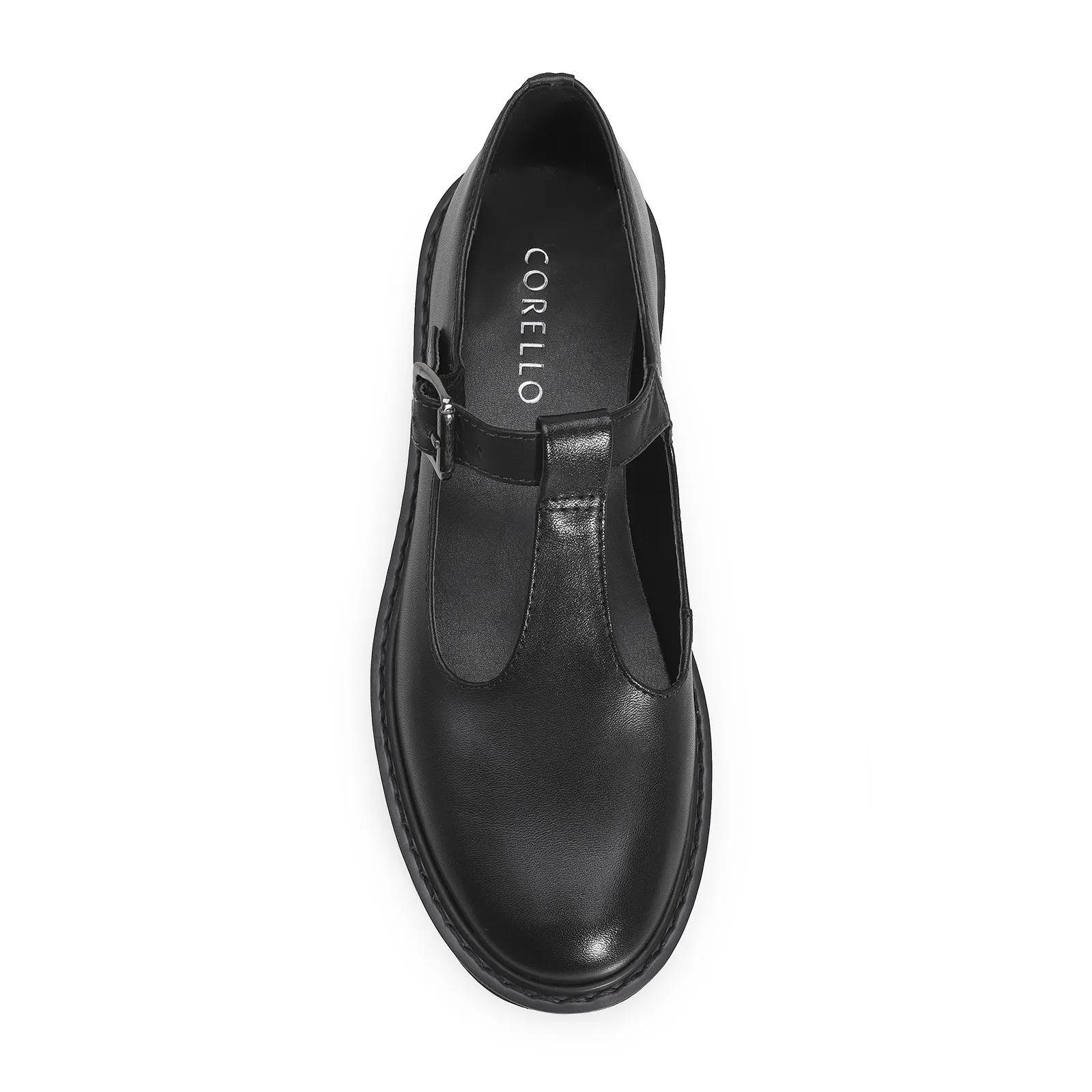Mocassim Couro Preto