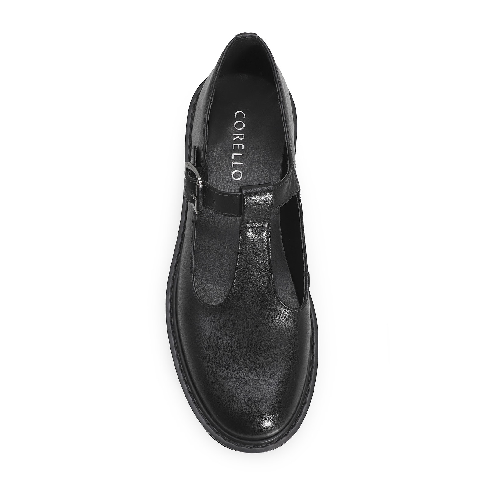 Mocassim Couro Preto