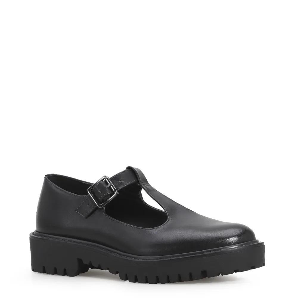 Mocassim Couro Preto