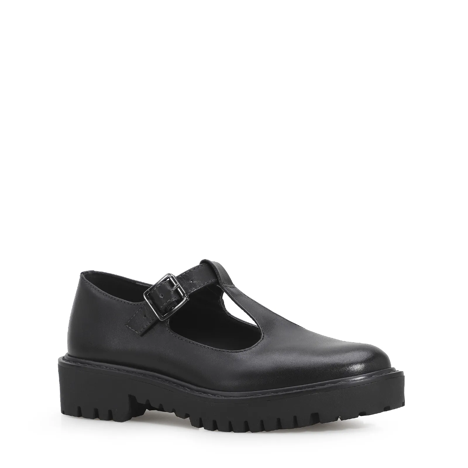 Mocassim Couro Preto