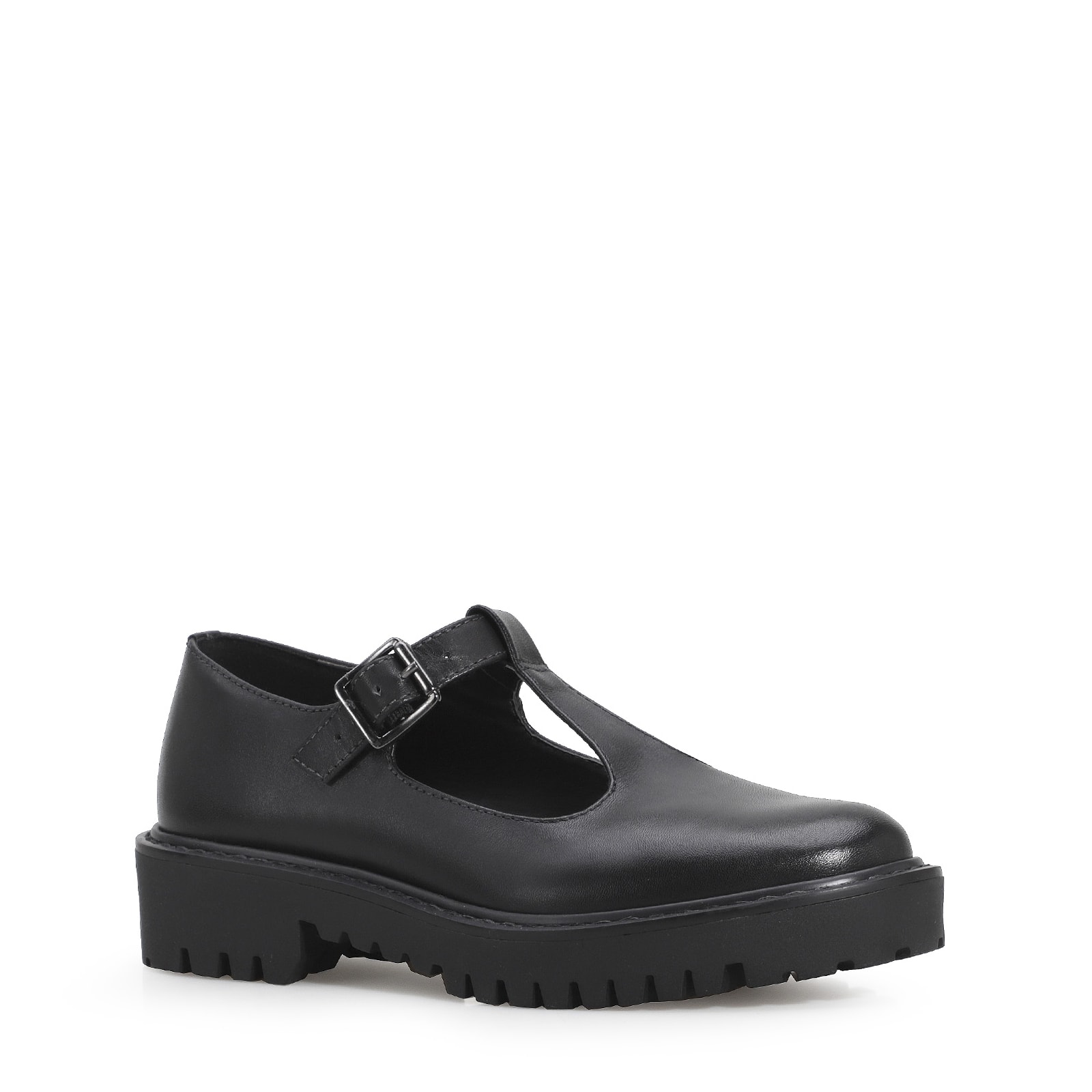 Mocassim Couro Preto