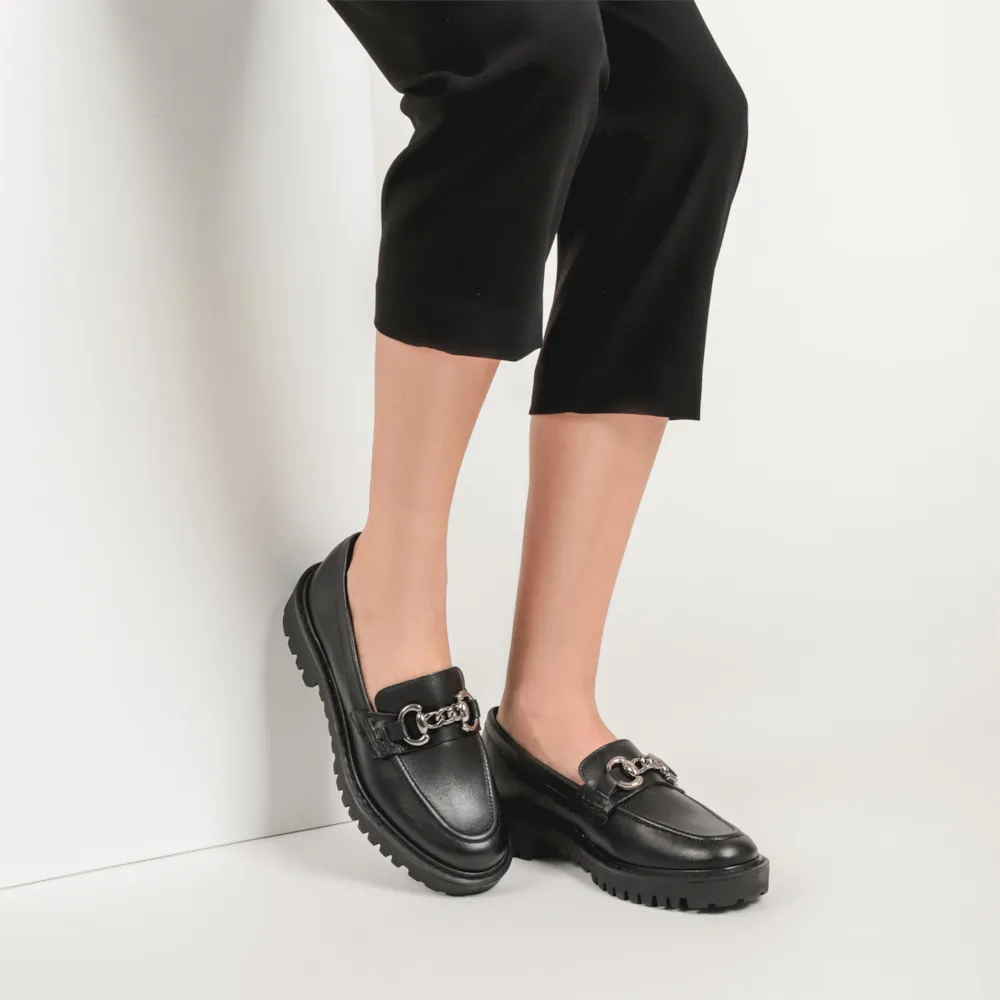 Mocassim Couro Preto - imagem 2