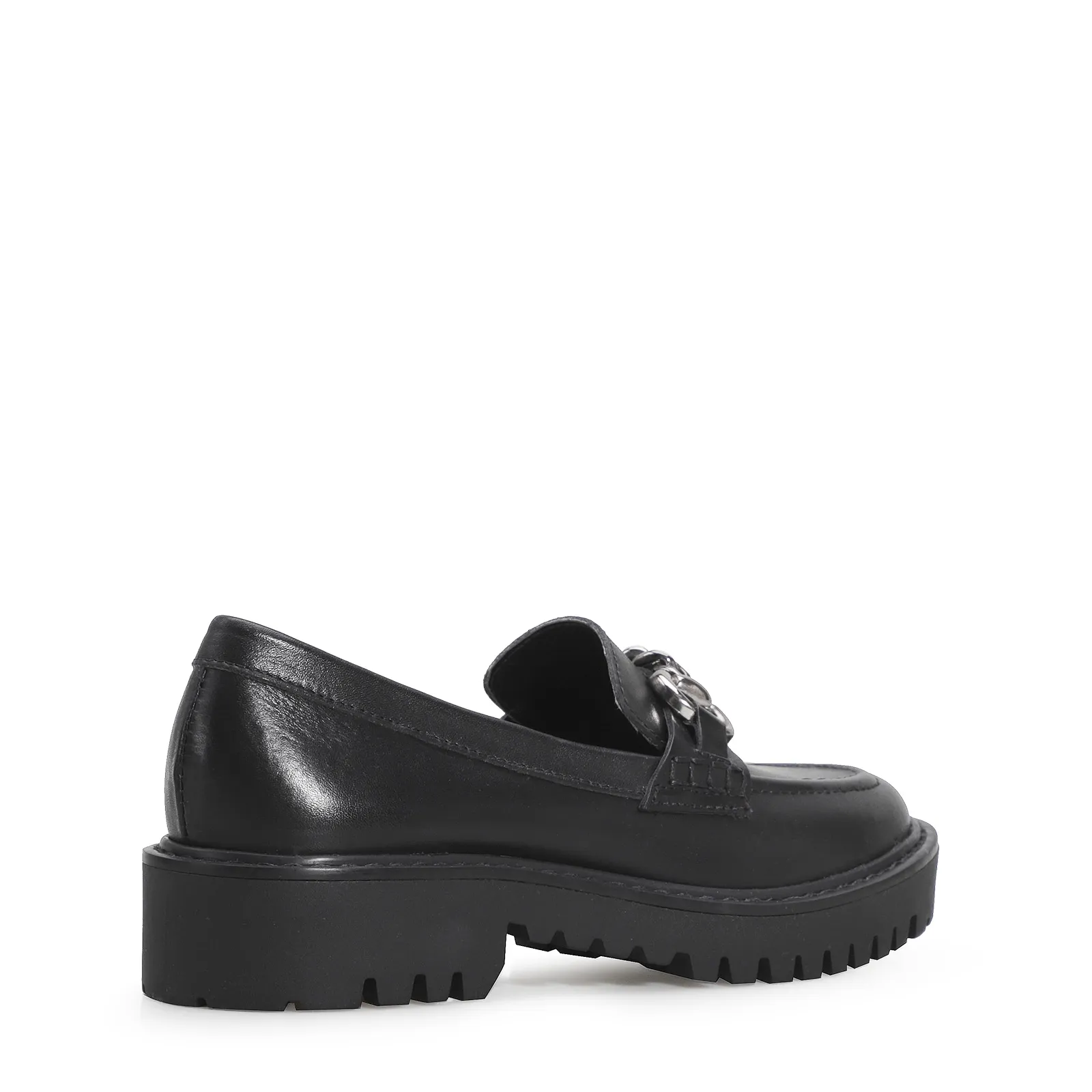 Mocassim Couro Preto