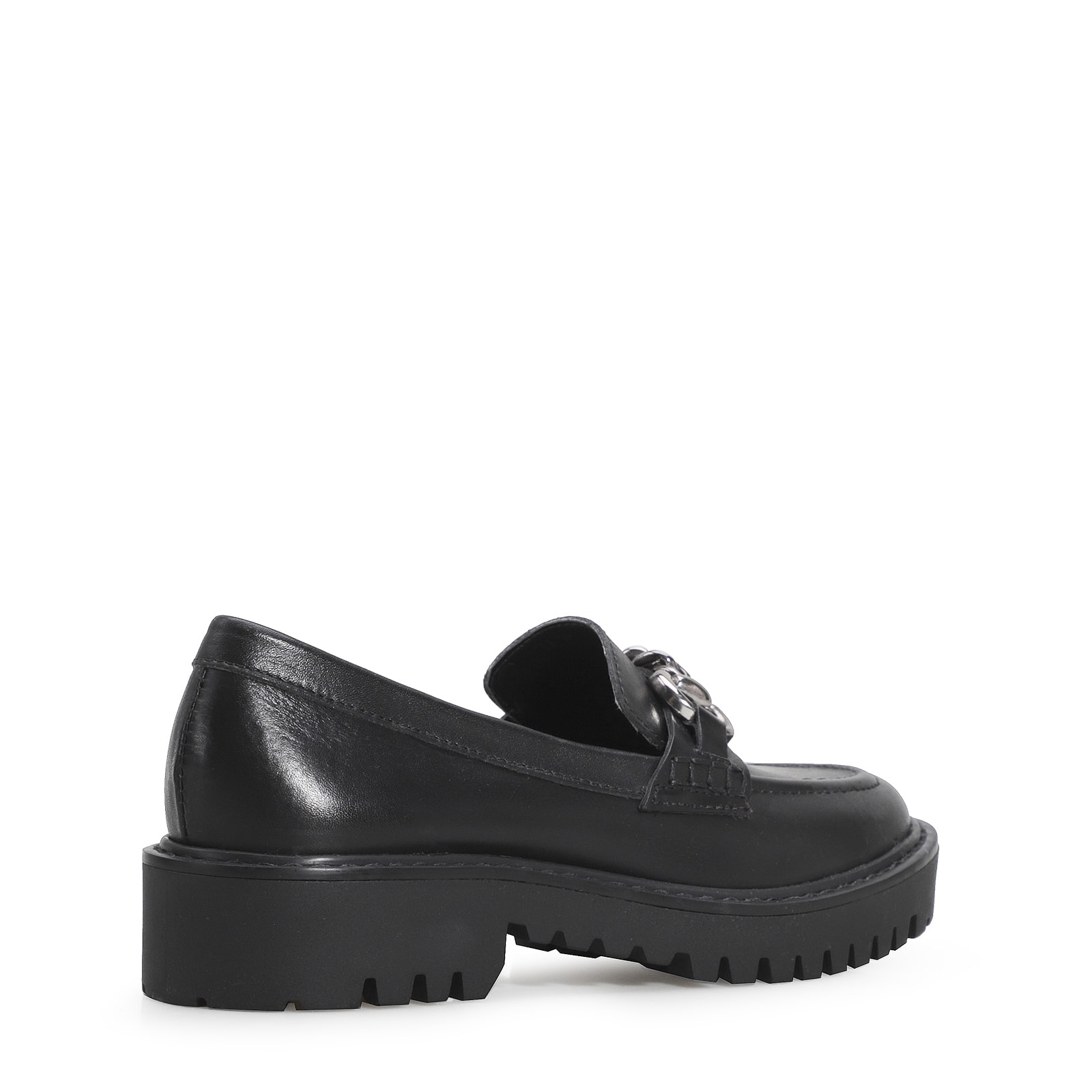 Mocassim Couro Preto