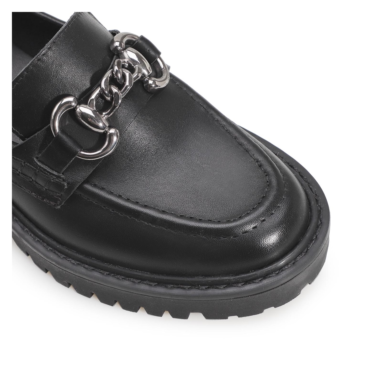 Mocassim Couro Preto