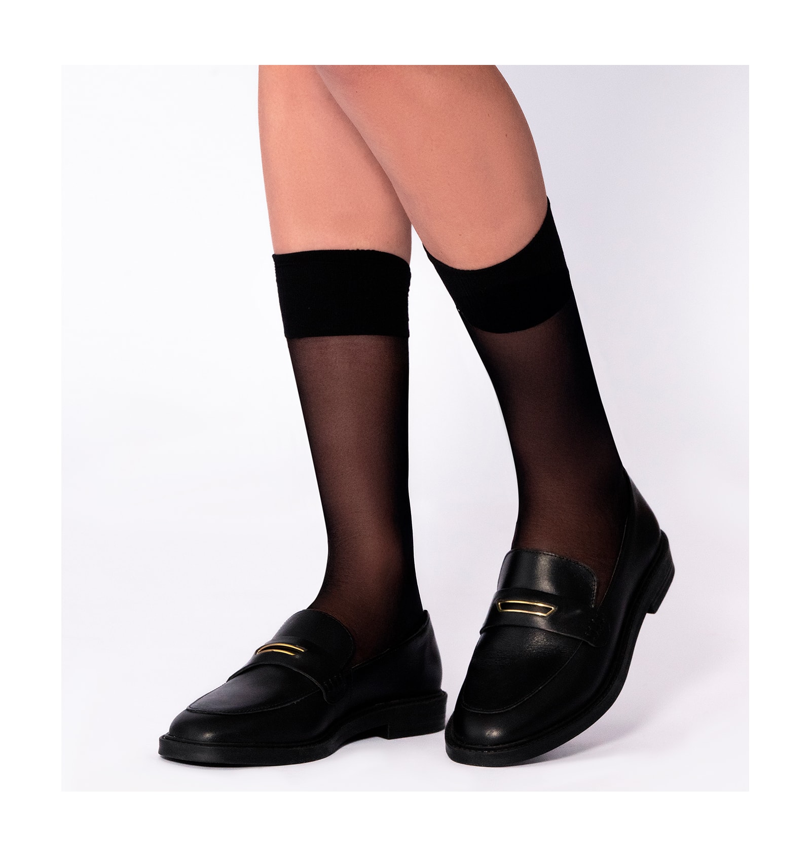 Mocassim Couro Preto