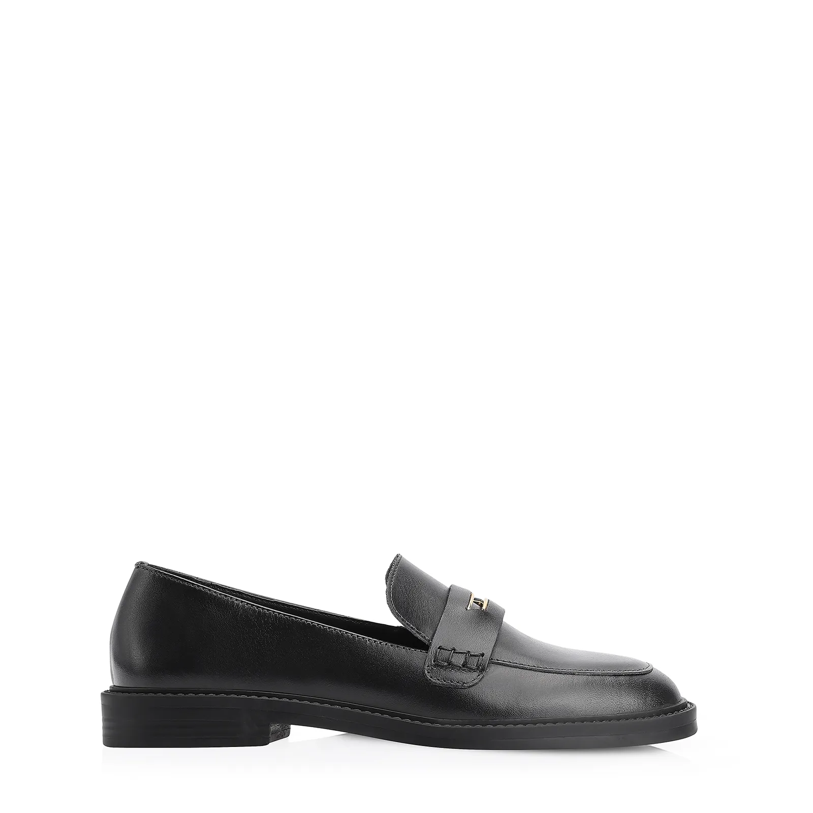 Mocassim Couro Preto