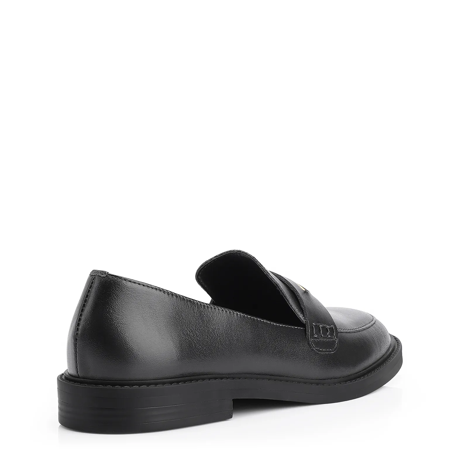 Mocassim Couro Preto