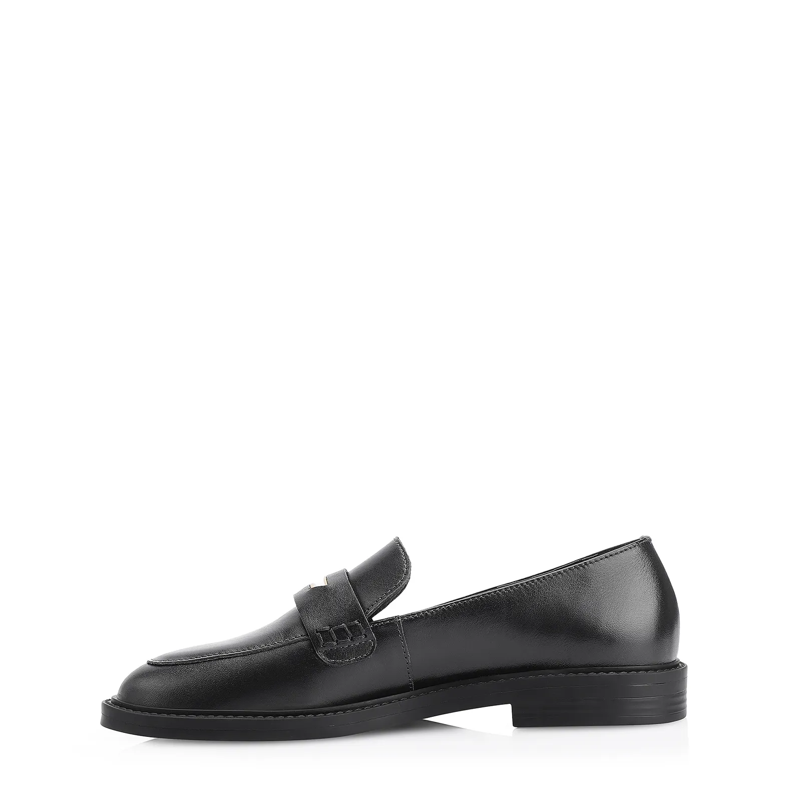 Mocassim Couro Preto