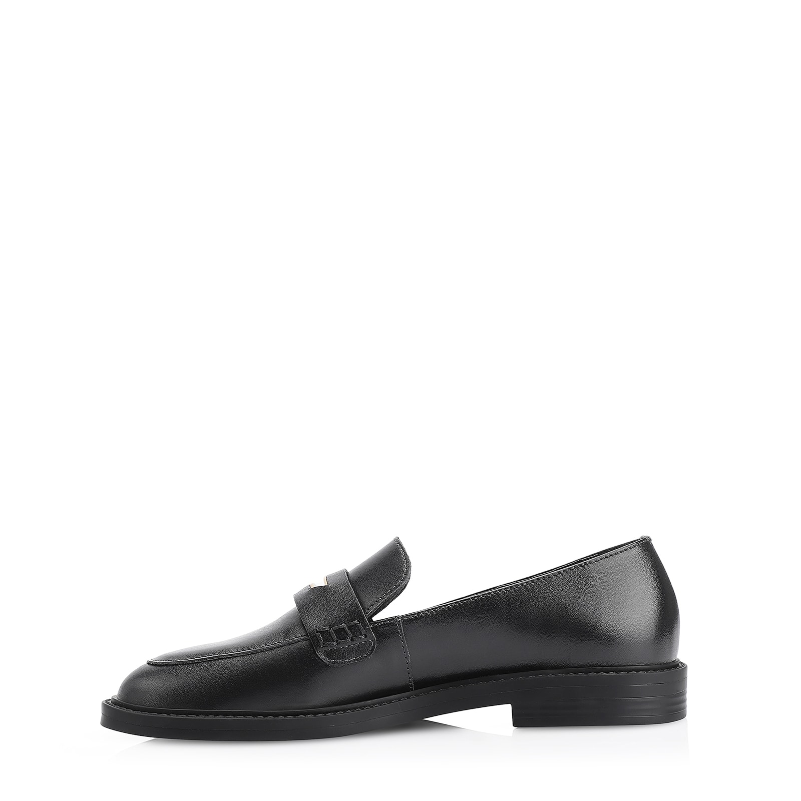 Mocassim Couro Preto