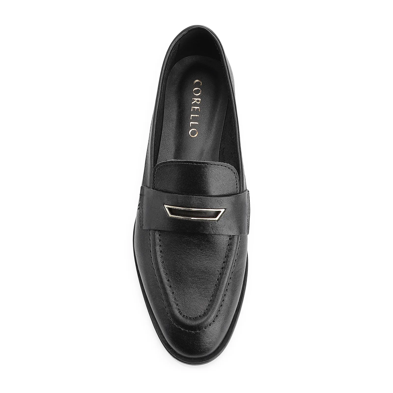 Mocassim Couro Preto