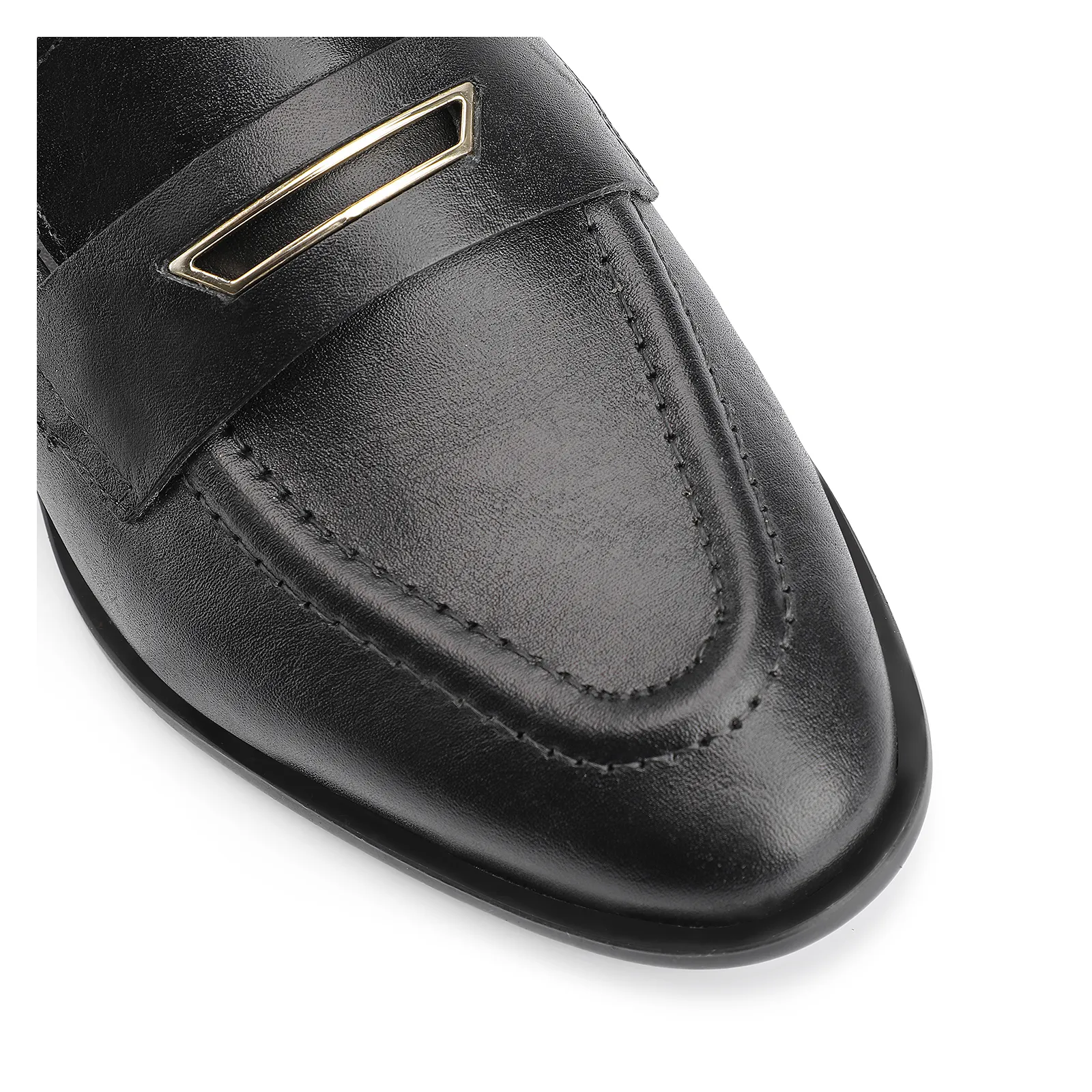 Mocassim Couro Preto