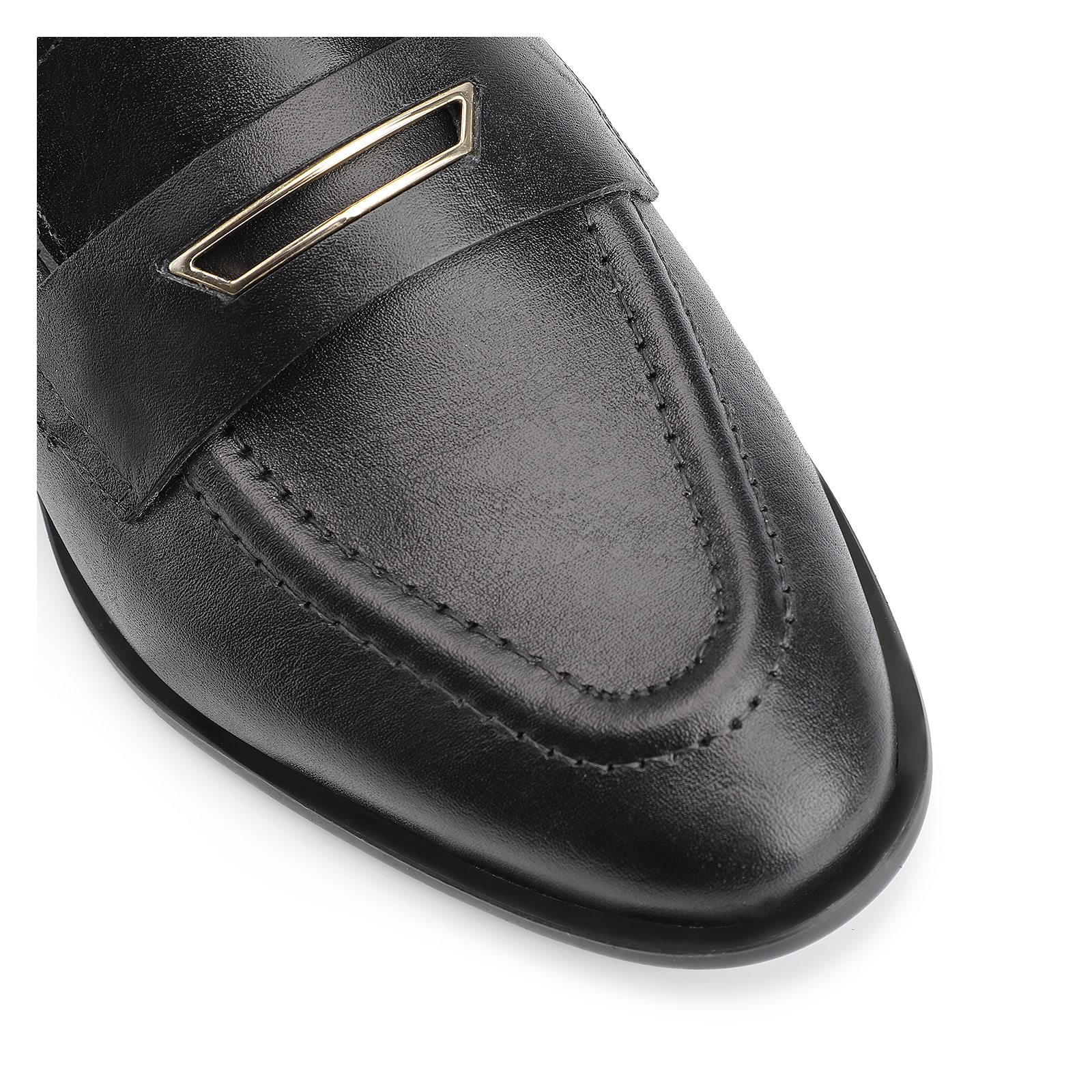 Mocassim Couro Preto