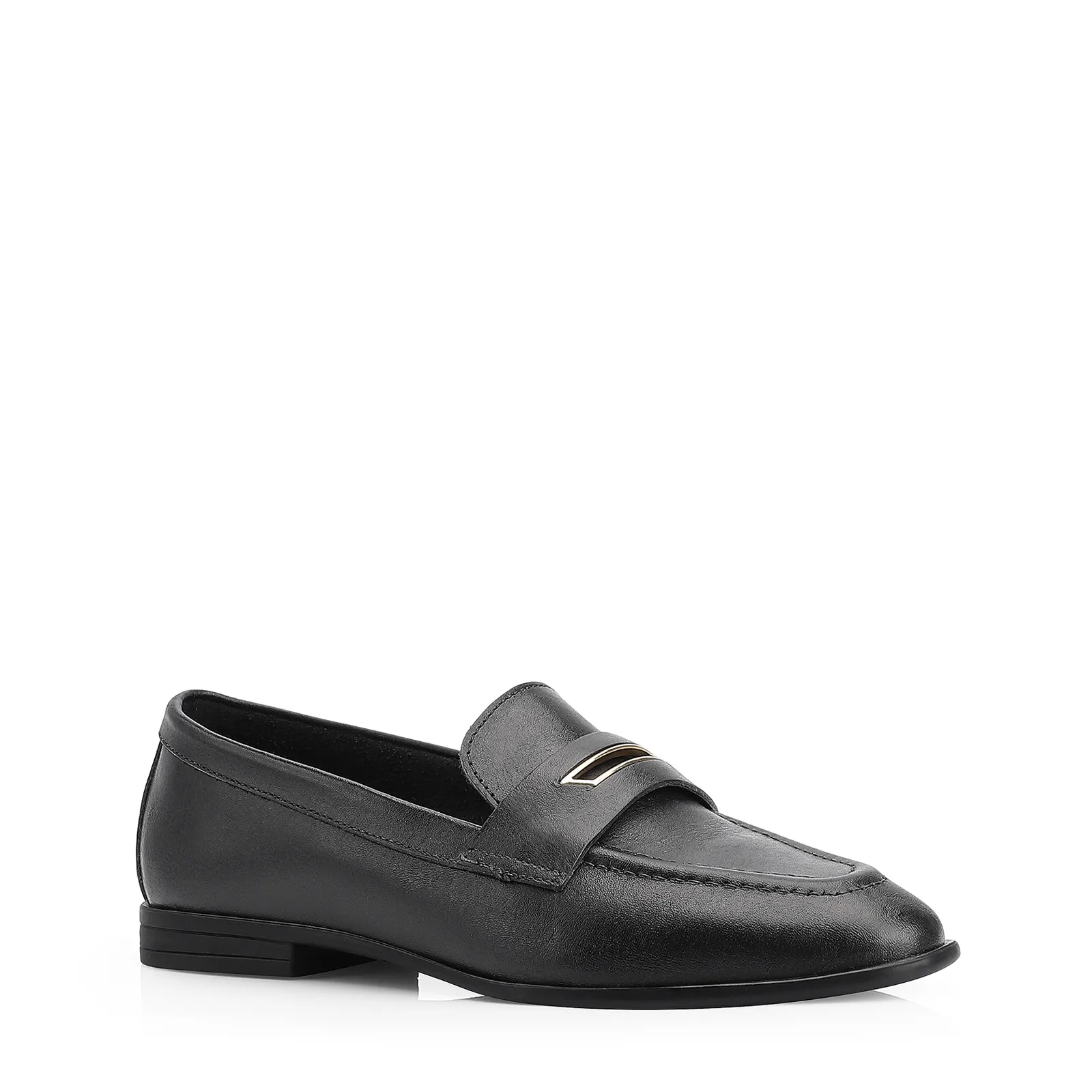 Mocassim Couro Preto
