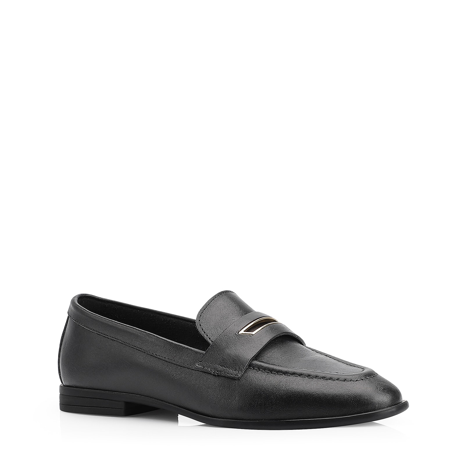 Mocassim Couro Preto