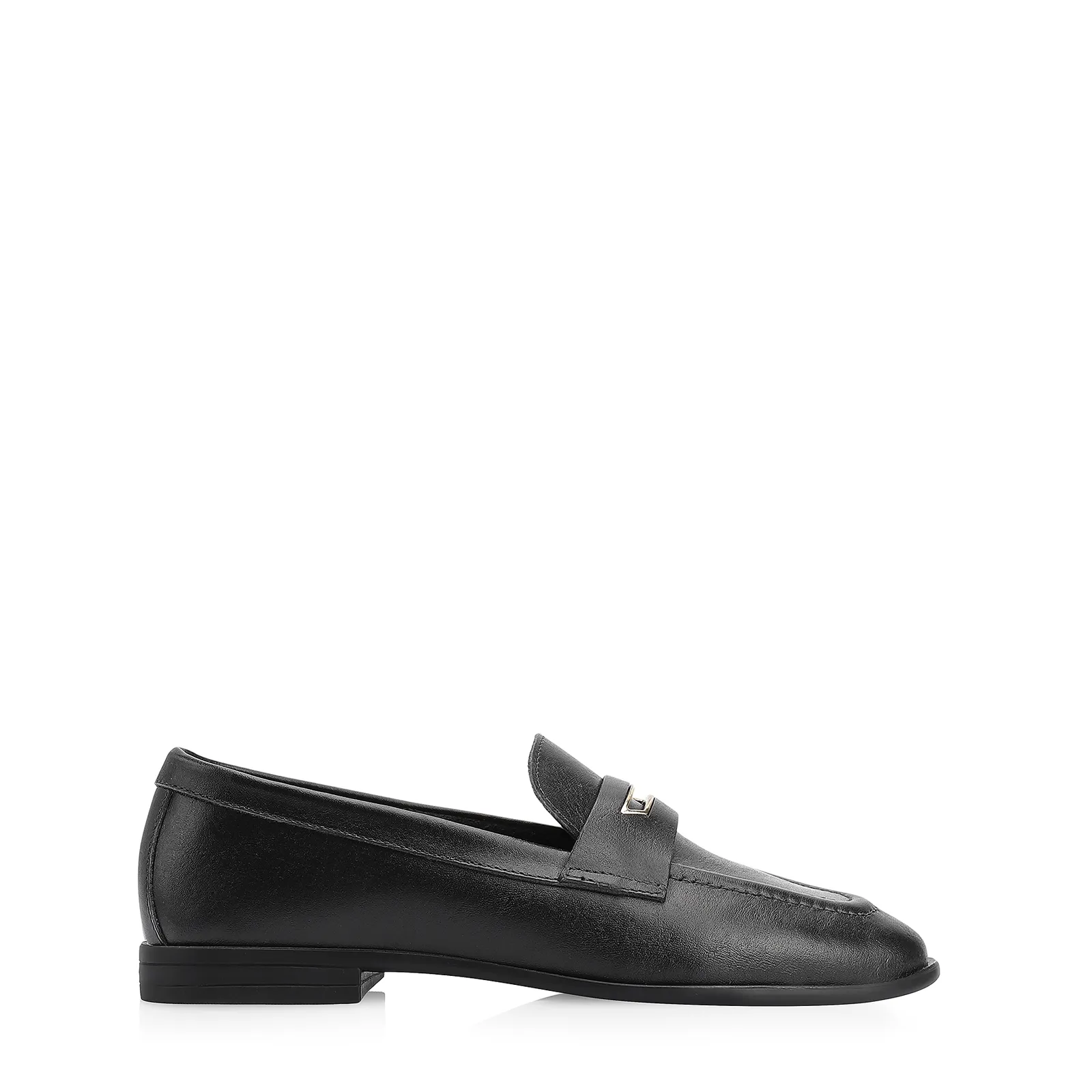Mocassim Couro Preto