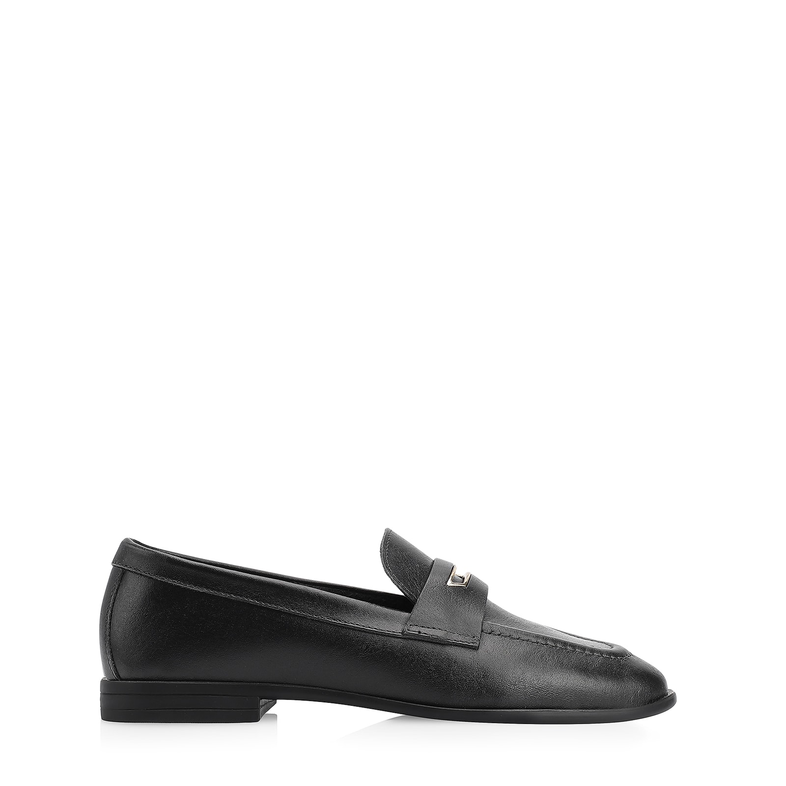 Mocassim Couro Preto