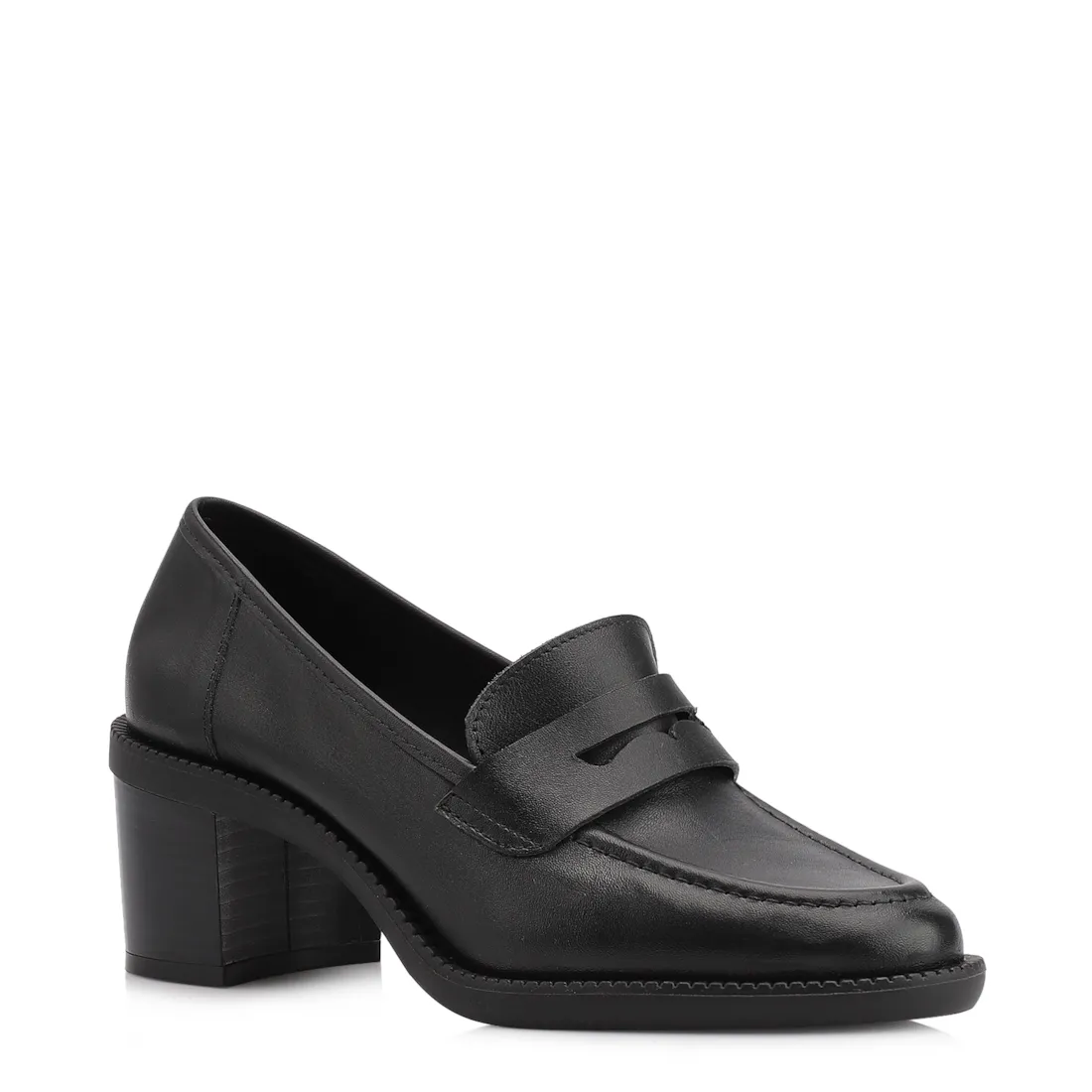 Mocassim Couro Preto