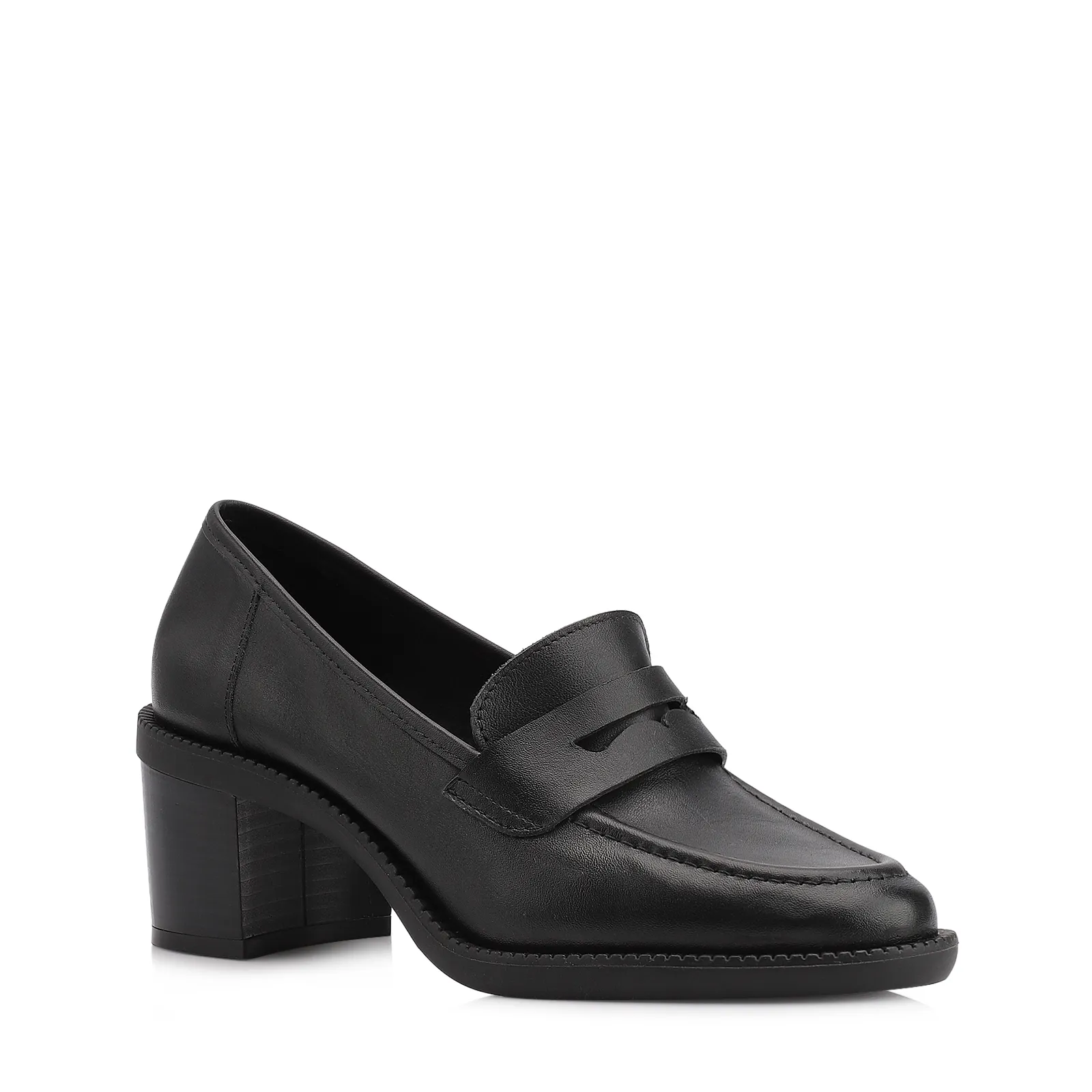 Mocassim Couro Preto
