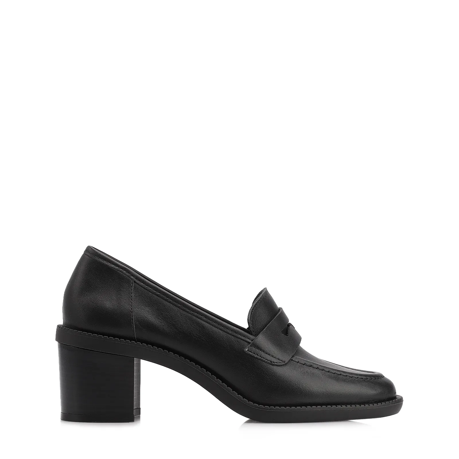 Mocassim Couro Preto