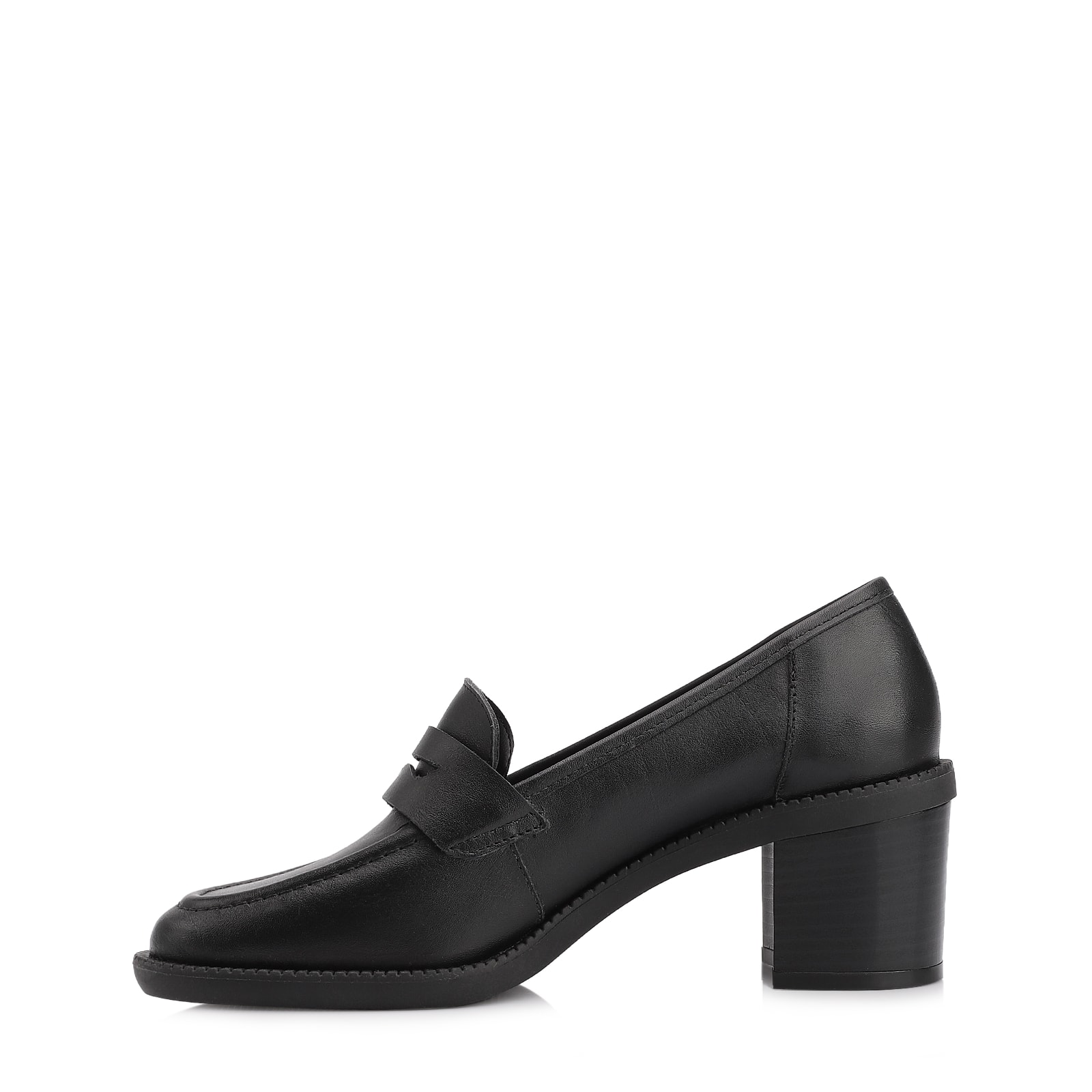 Mocassim Couro Preto
