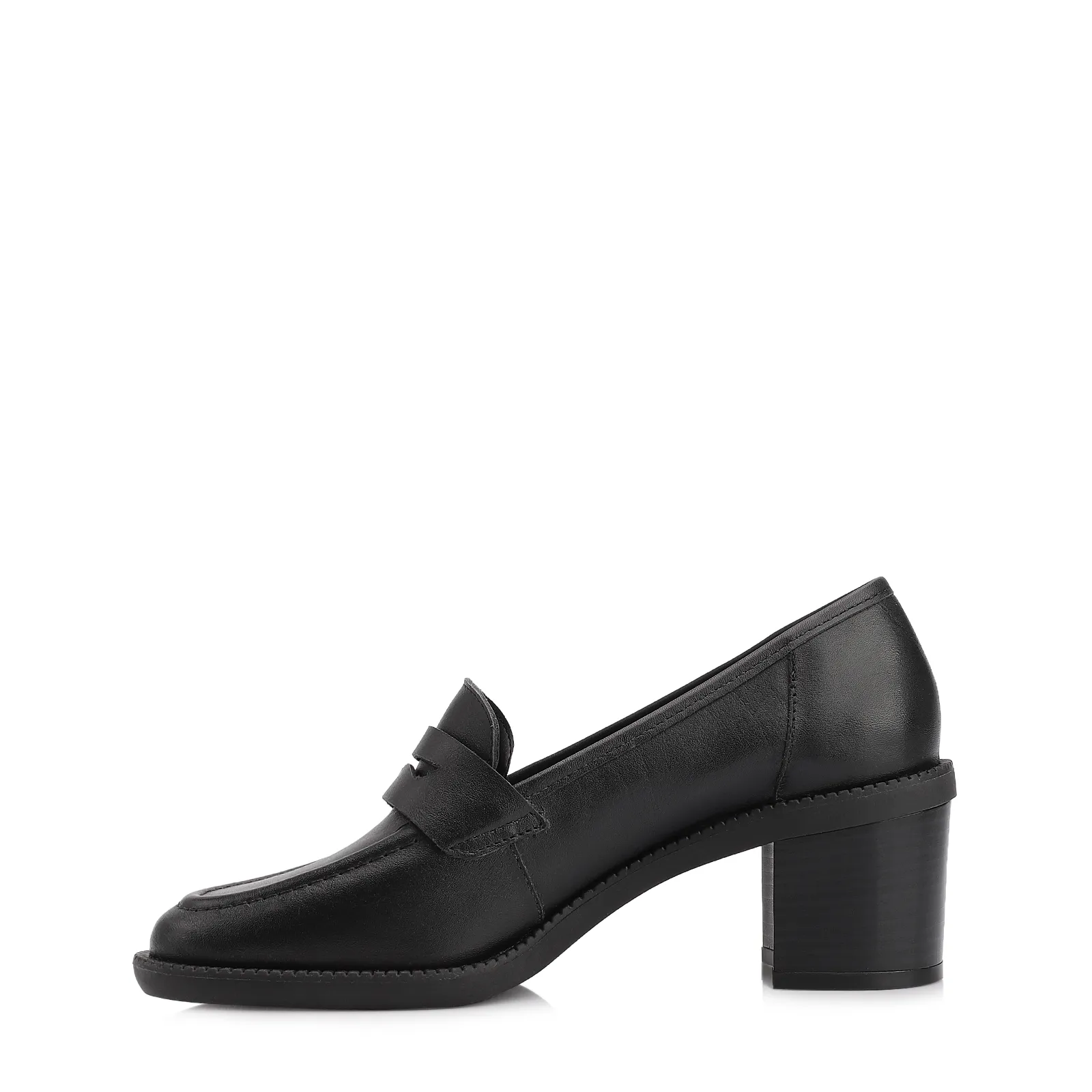 Mocassim Couro Preto